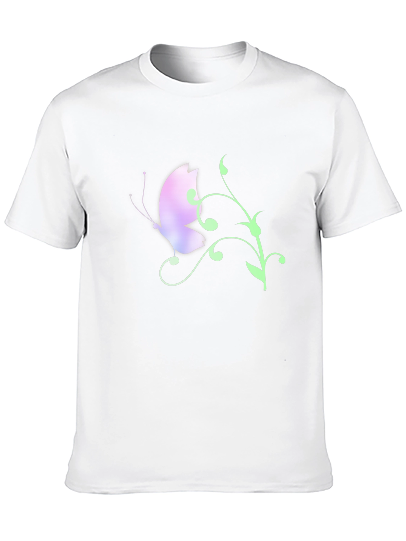 Butterfly Graphic Tee - Black Casual Shirt