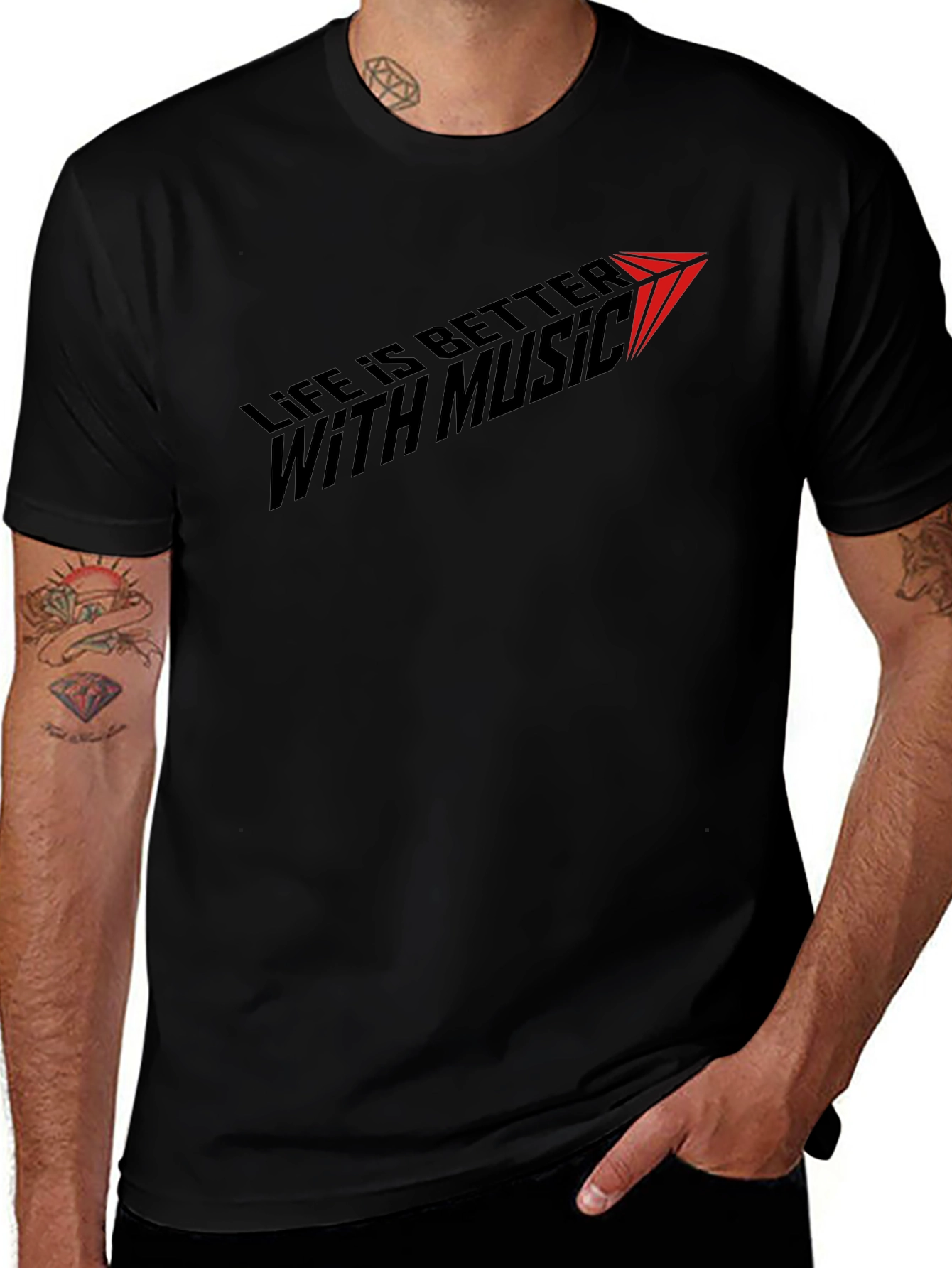 Life is Better With Music Graphic Tee