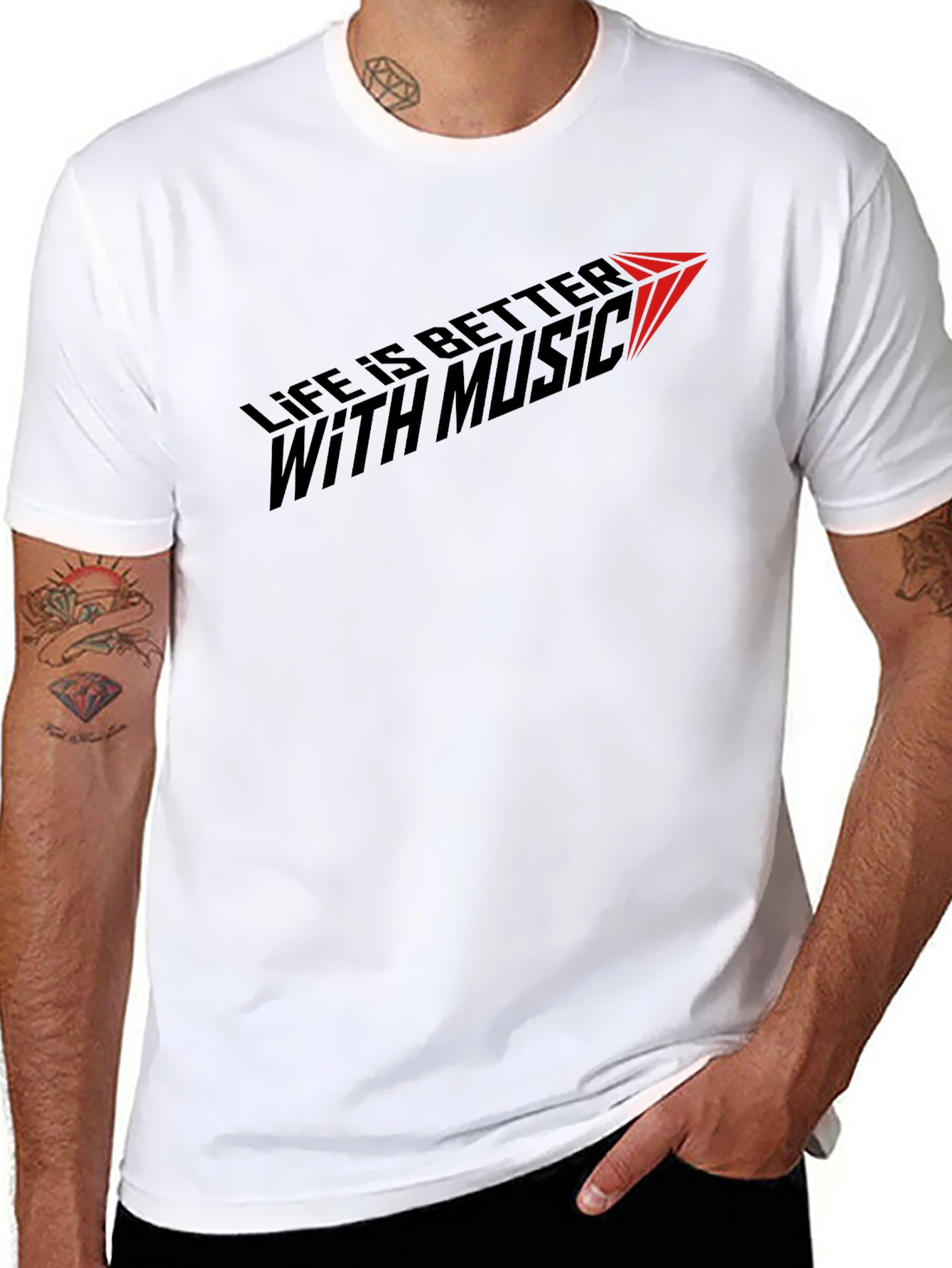Life is Better With Music Graphic Tee