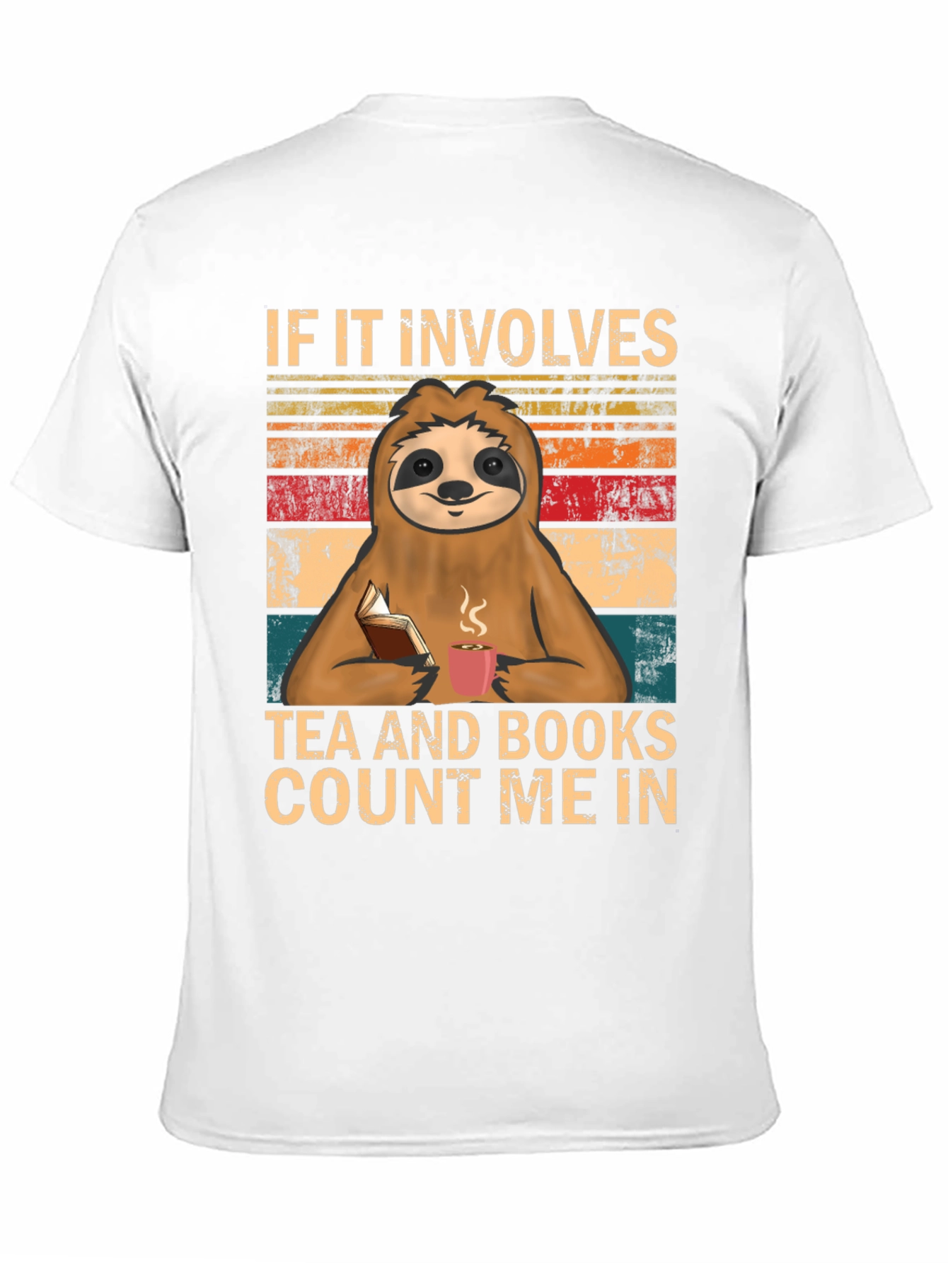 Sloth Tea & Books T-Shirt
