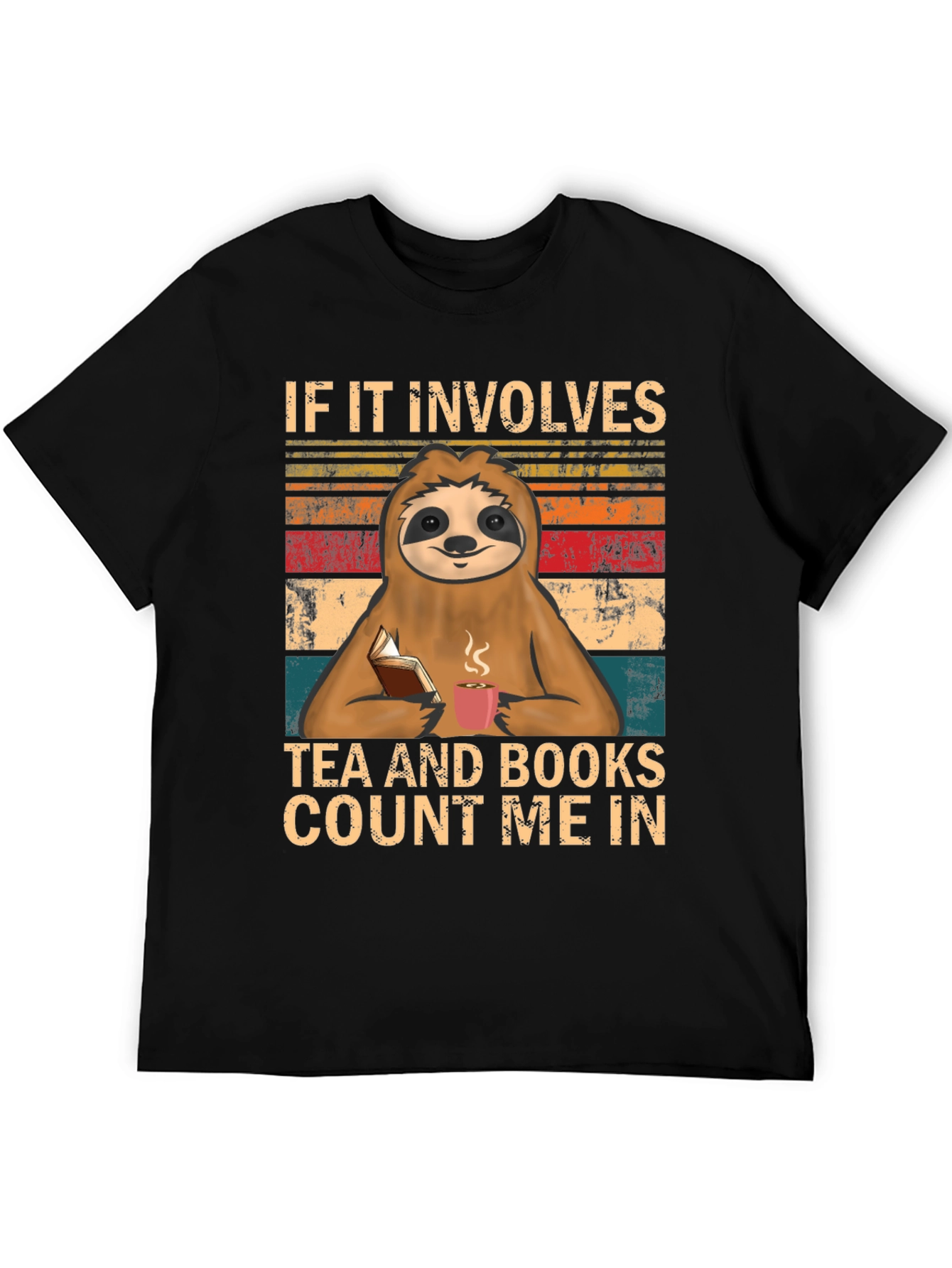 Sloth Tea & Books T-Shirt