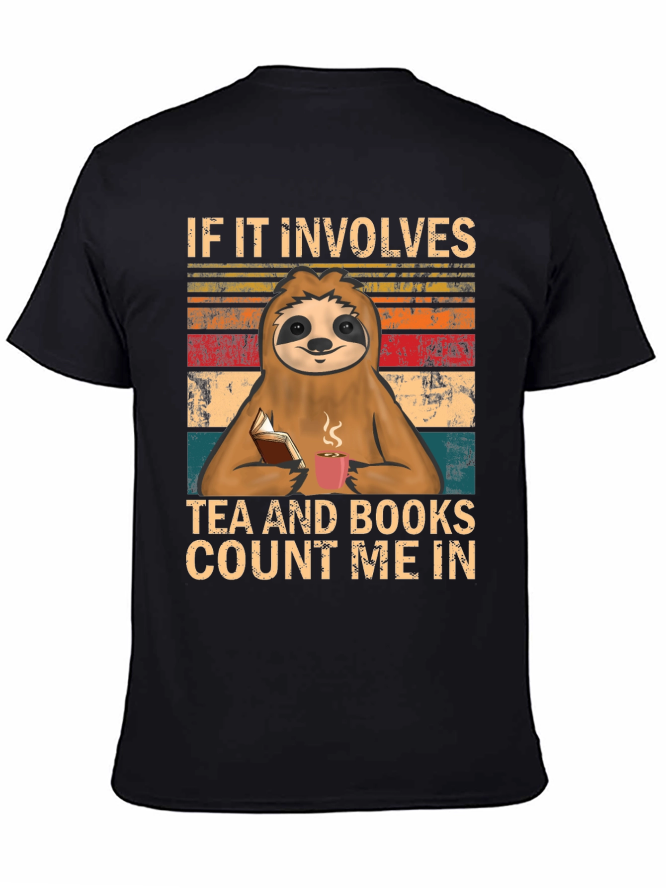 Sloth Tea & Books T-Shirt