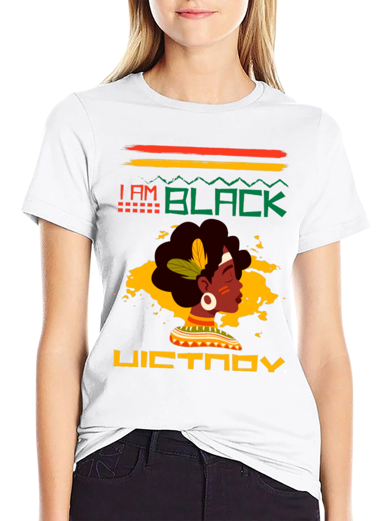 I Am Black Victory Graphic Tee