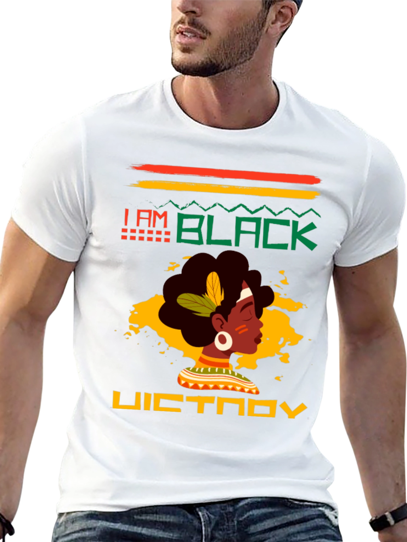 I Am Black Victory Graphic Tee