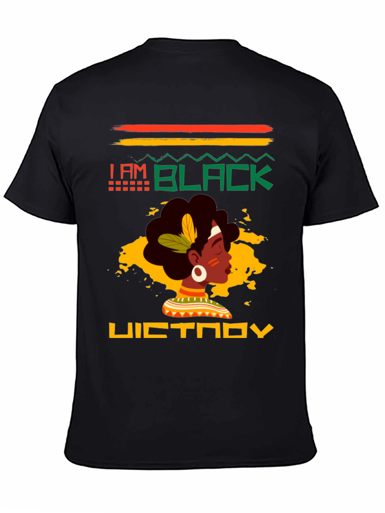 I Am Black Victory Graphic Tee