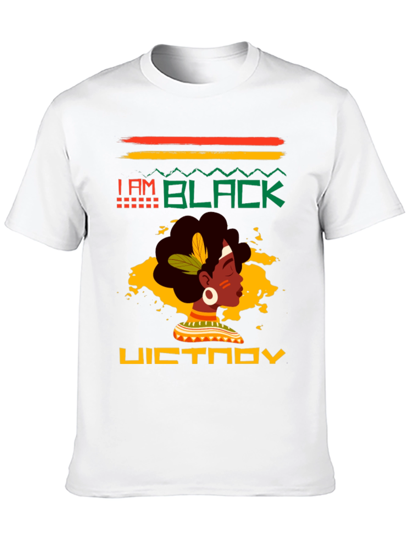 I Am Black Victory Graphic Tee