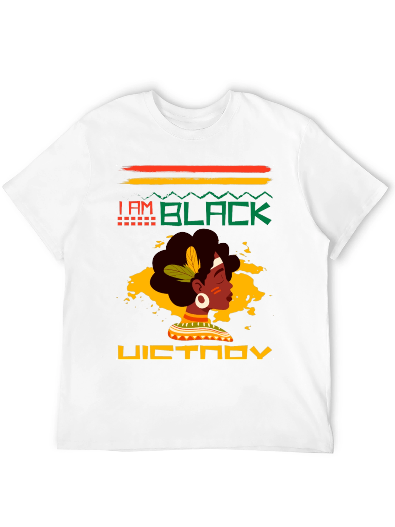 I Am Black Victory Graphic Tee