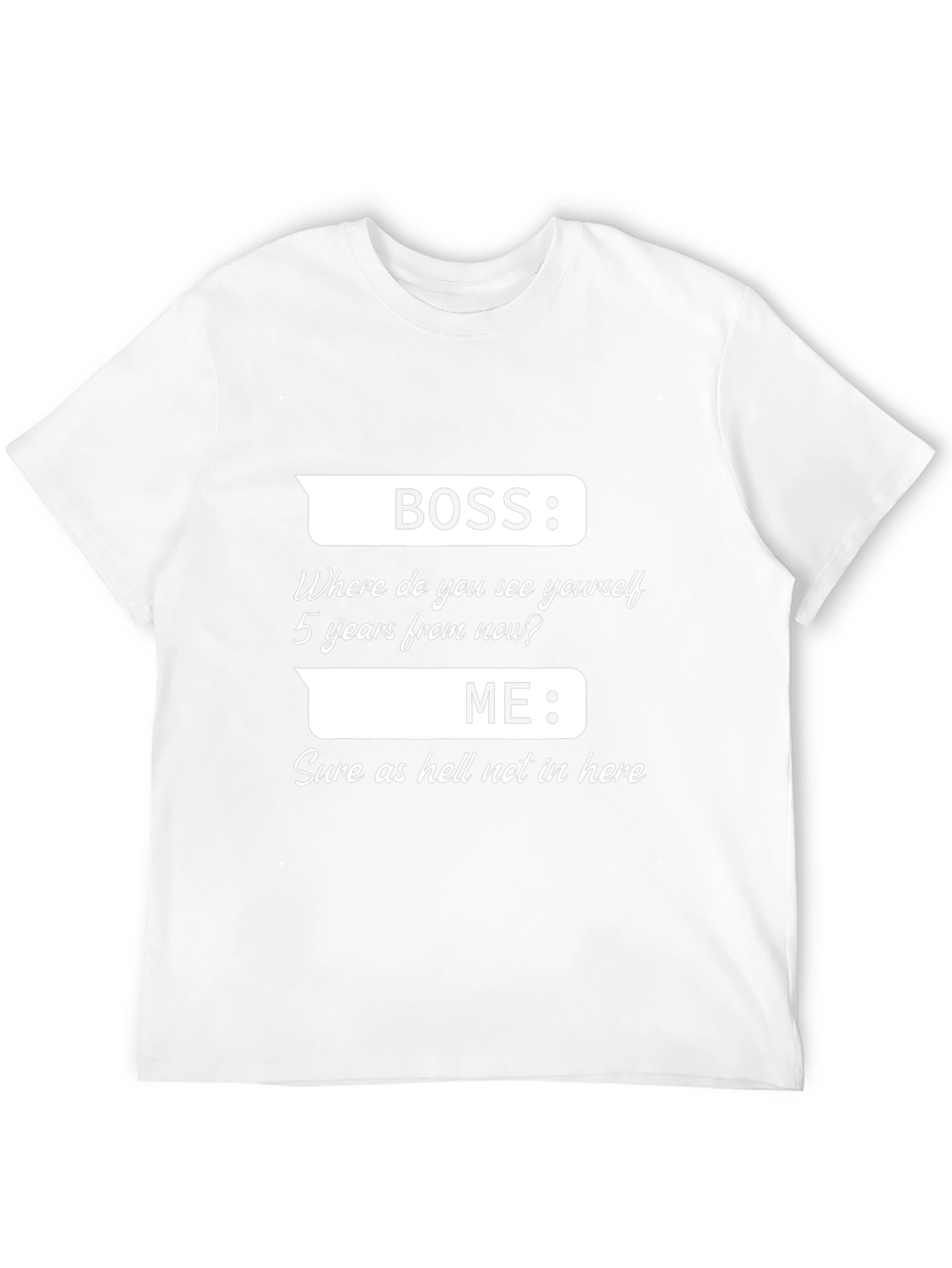 Funny Boss vs. Me T-Shirt - Sarcastic Employee Gift