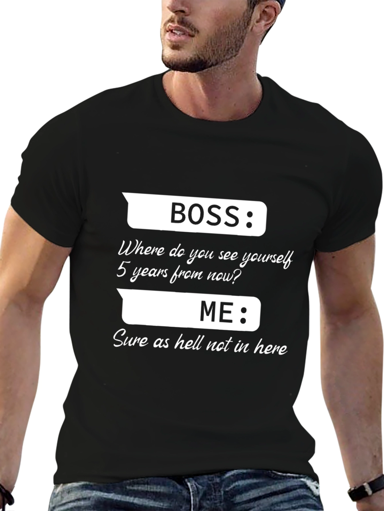 Funny Boss vs. Me T-Shirt - Sarcastic Employee Gift