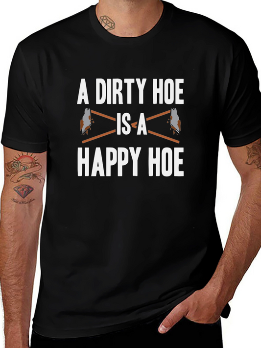 Dirty Happy Hoe Graphic Novelty T-Shirt