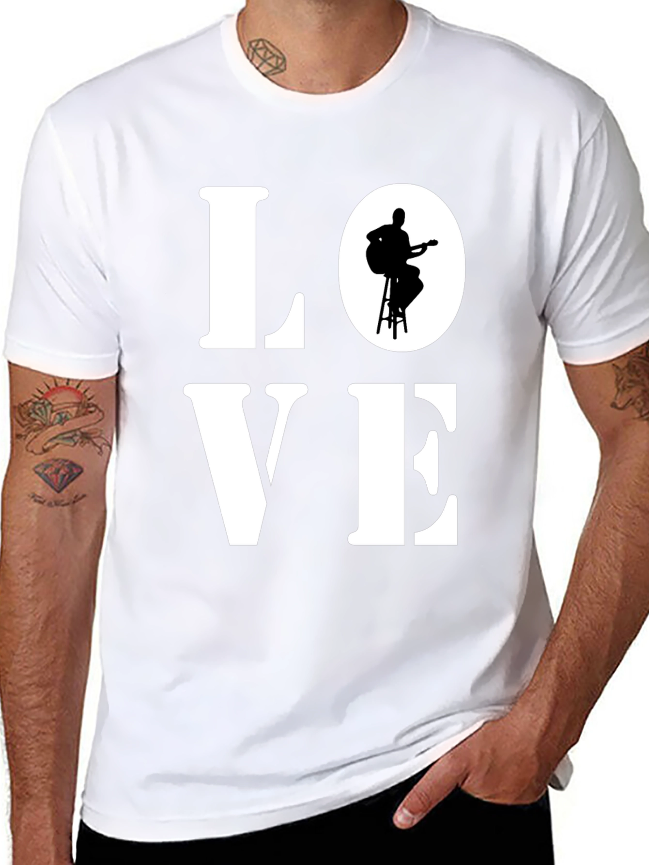 Love Guitarist T-Shirt - Music Lover Tee