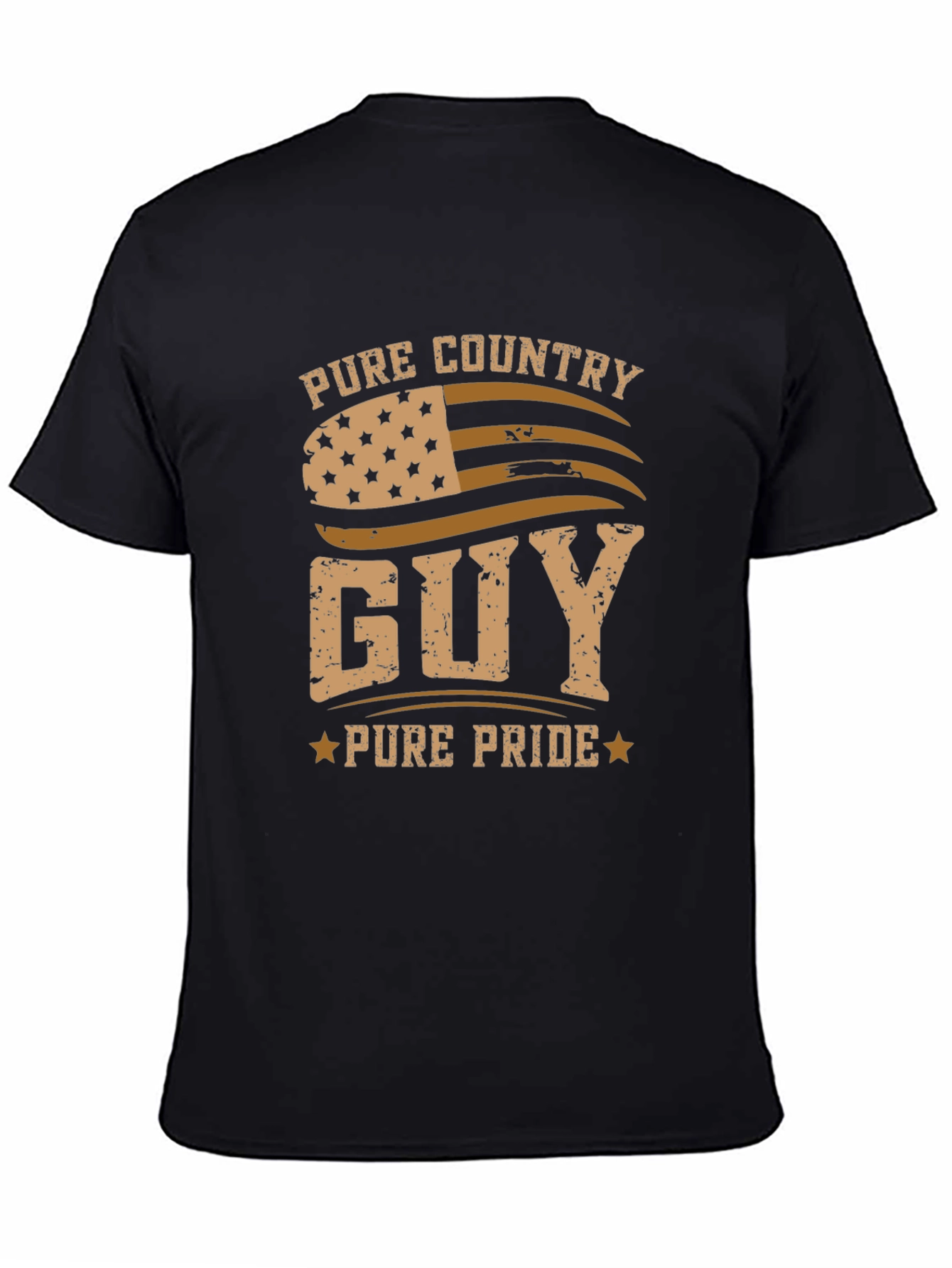 Pure Country Guy Graphic T-Shirt - Black