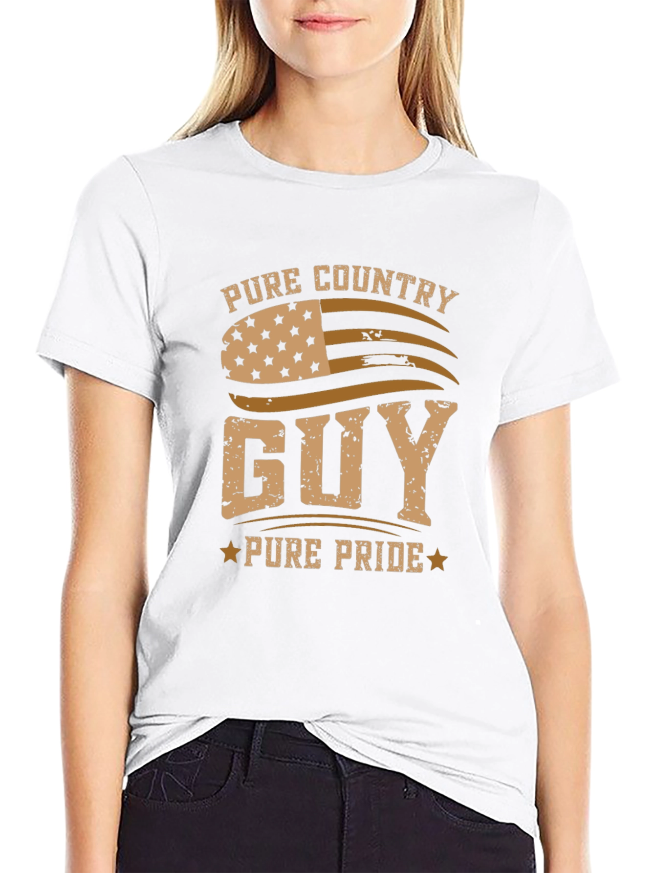 Pure Country Guy Graphic T-Shirt - Black