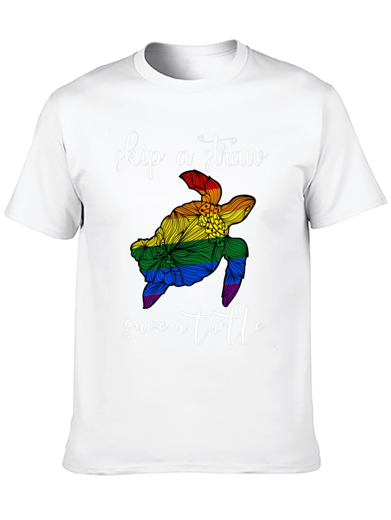 Skip a Straw Save a Turtle Graphic Tee