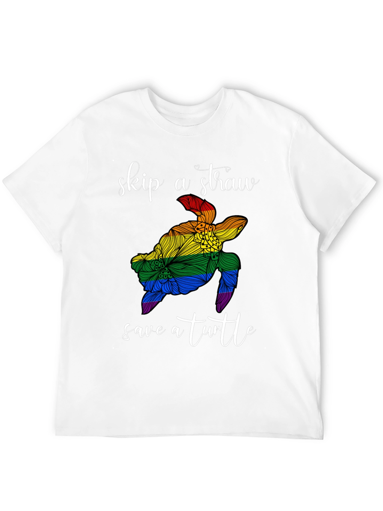 Skip a Straw Save a Turtle Graphic Tee