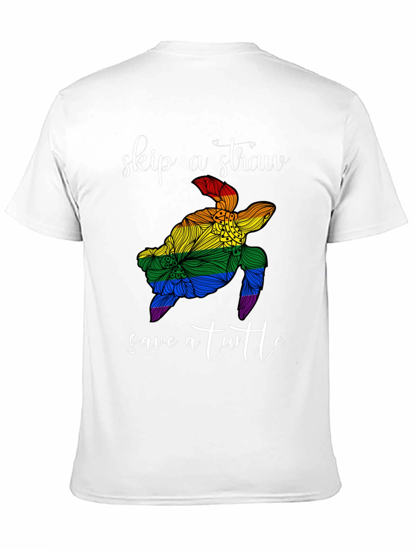 Skip a Straw Save a Turtle Graphic Tee