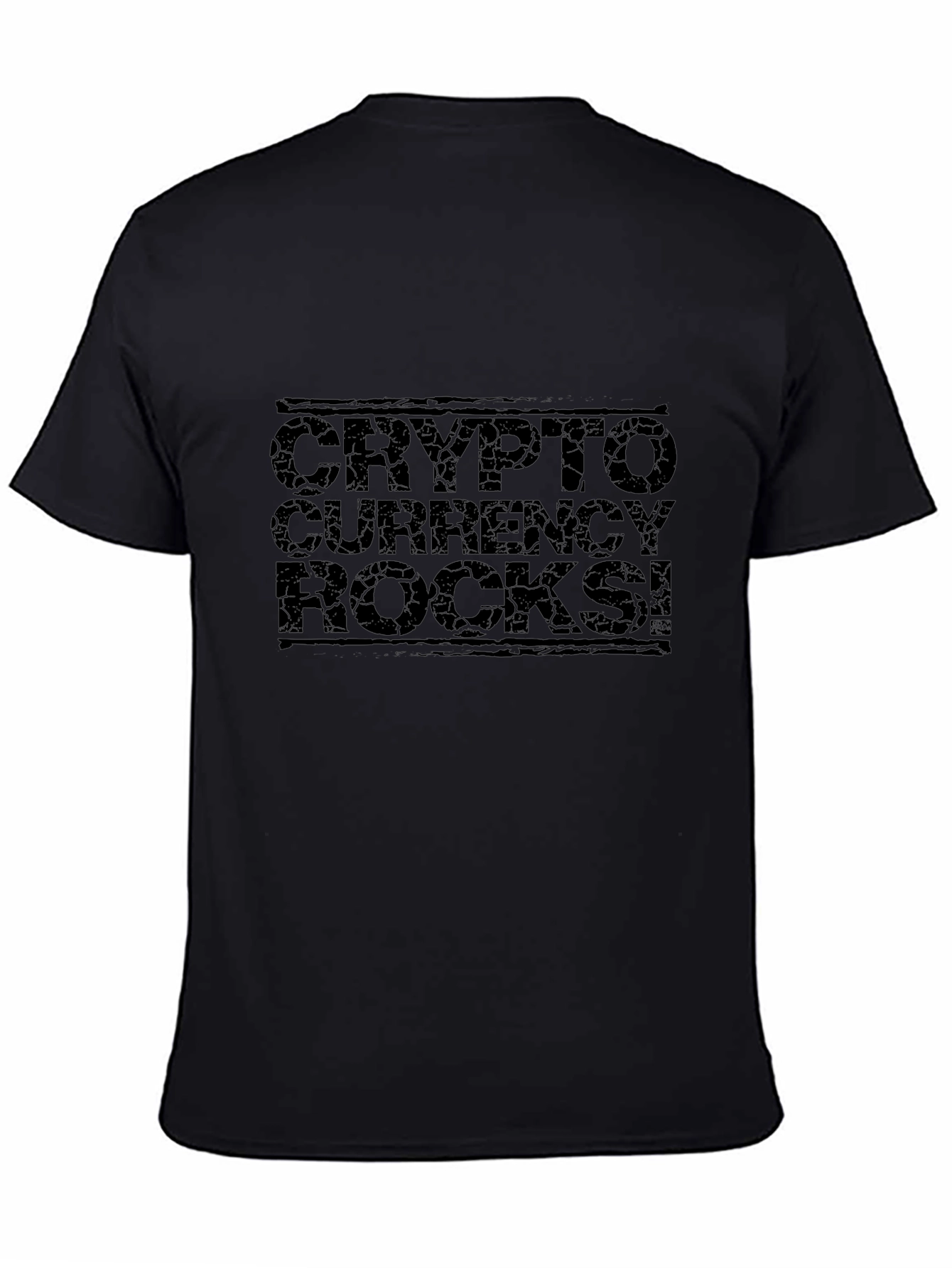 Crypto Currency Rocks T-Shirt - Black