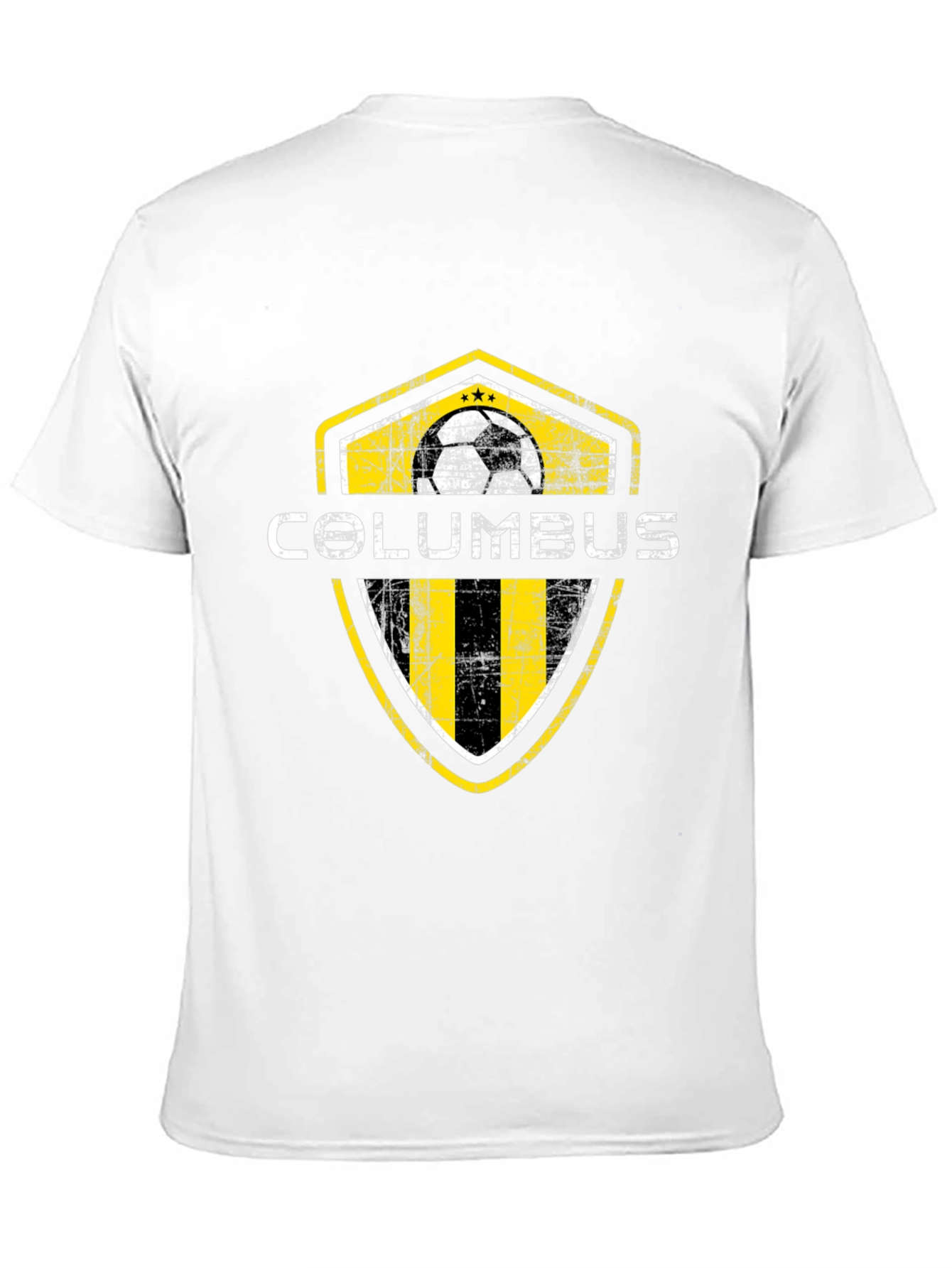 Columbus Soccer Shield T-Shirt - Black