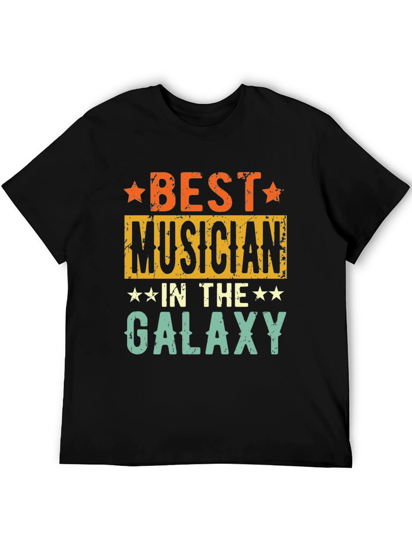 Best Musician in the Galaxy T-Shirt - Retro Style