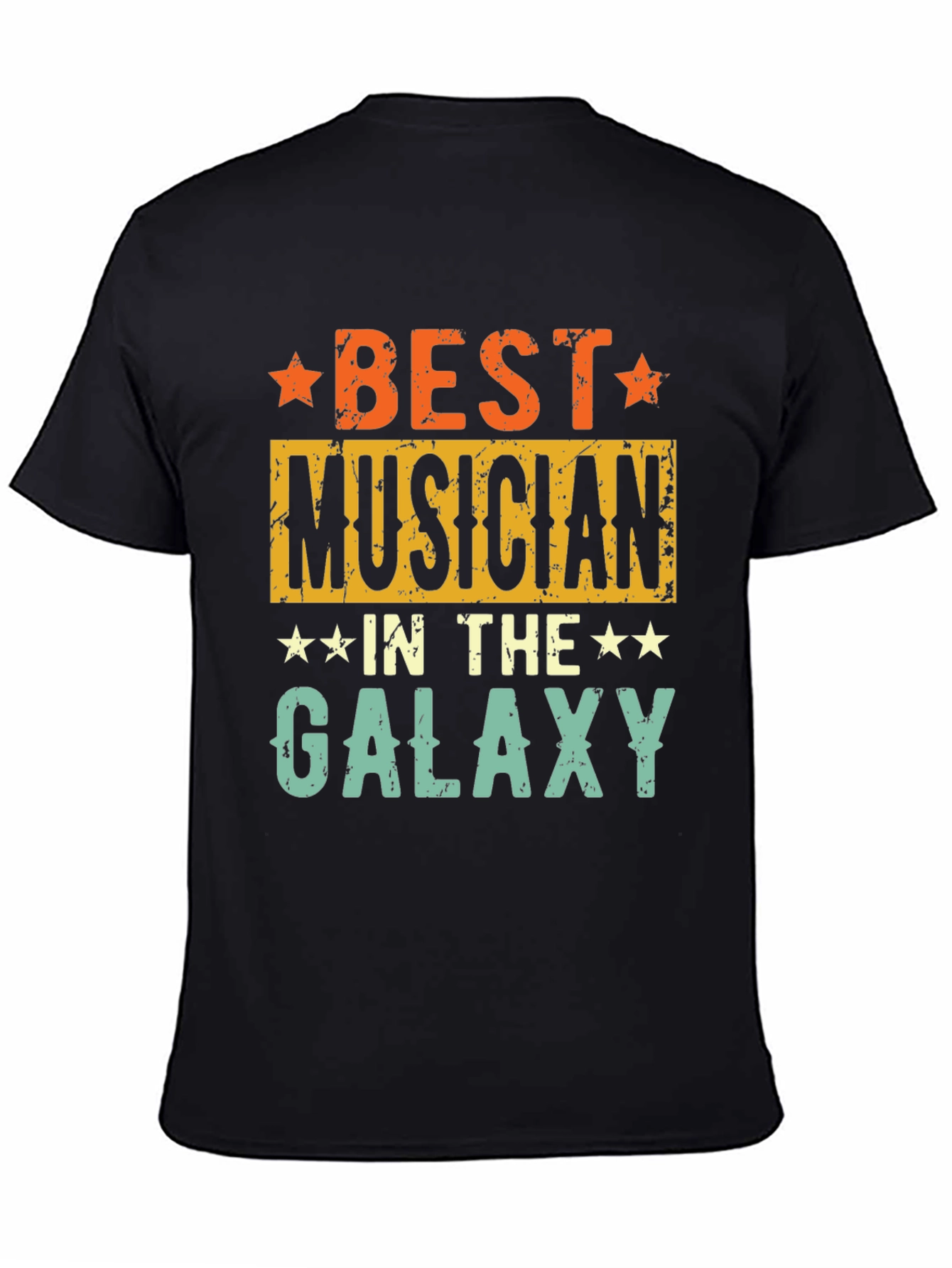 Best Musician in the Galaxy T-Shirt - Retro Style