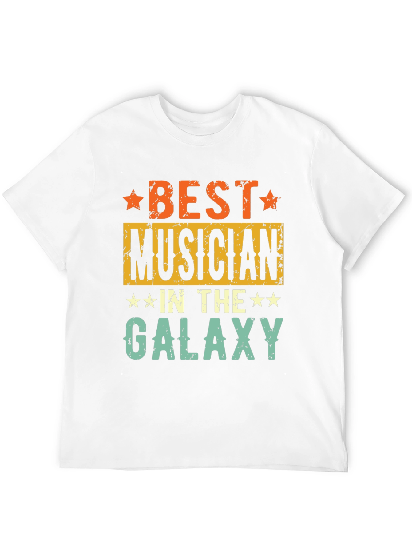 Best Musician in the Galaxy T-Shirt - Retro Style
