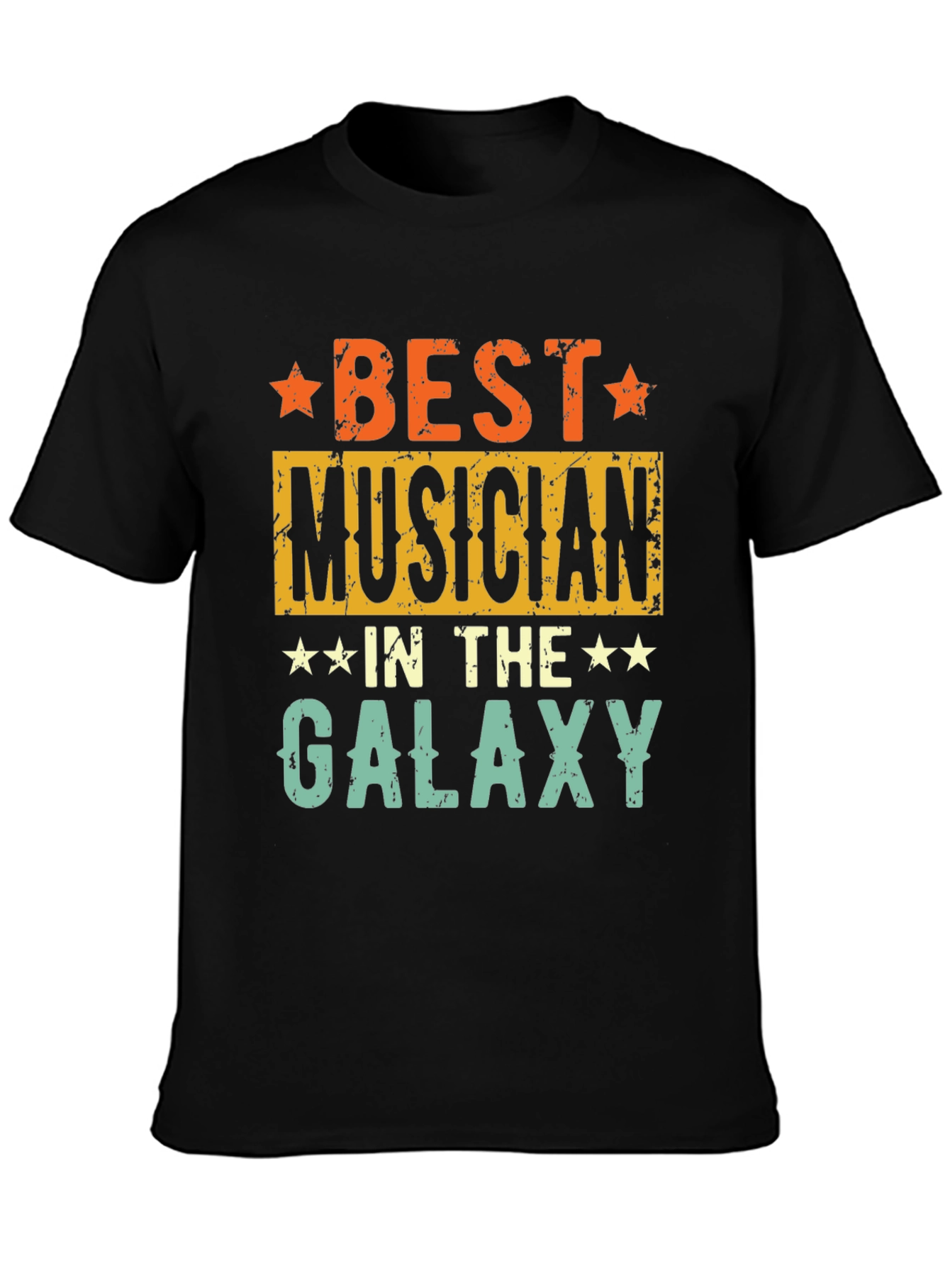Best Musician in the Galaxy T-Shirt - Retro Style