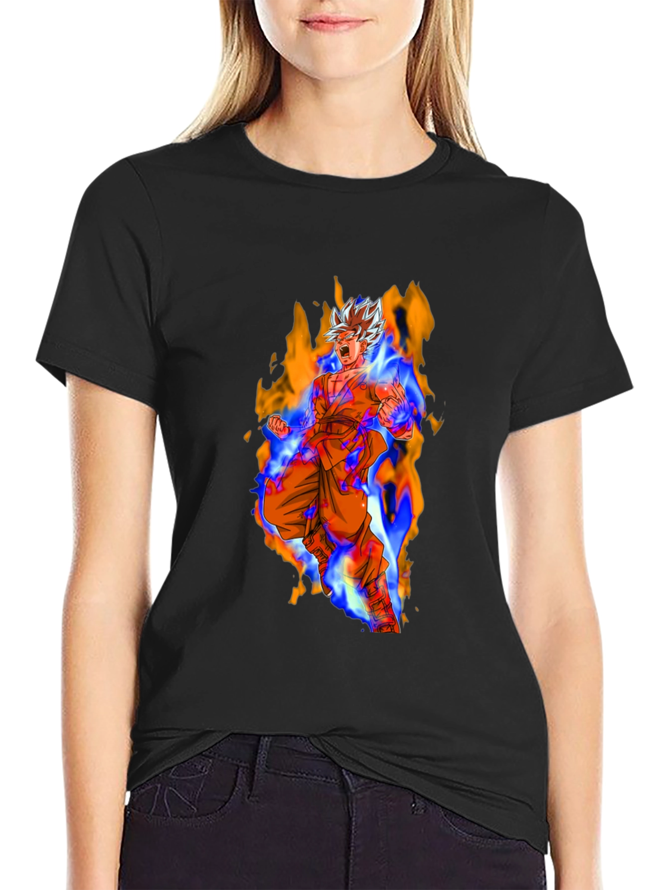 Goku Super Saiyan God T-Shirt - Black