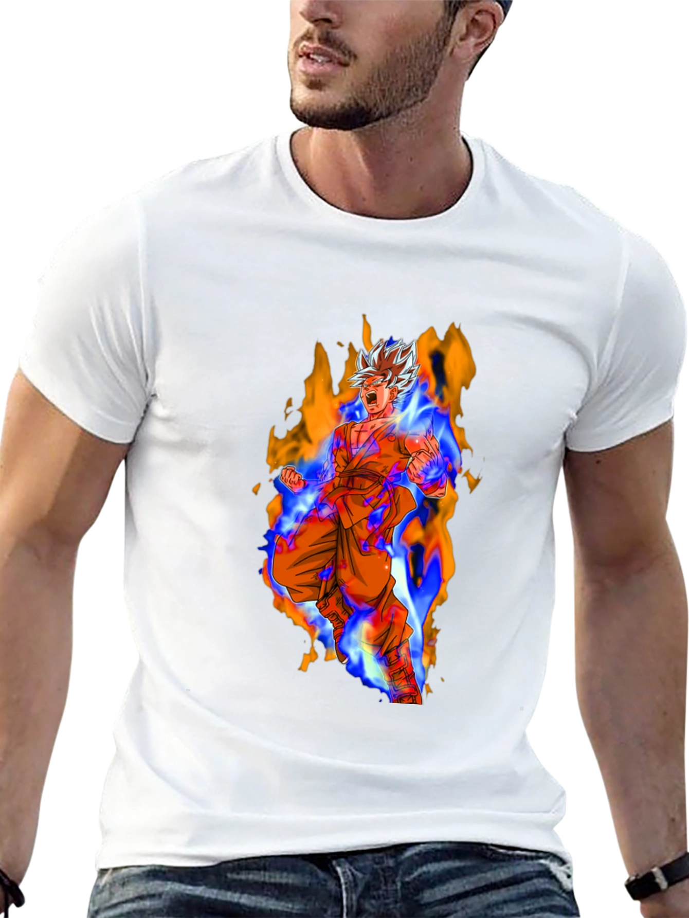 Goku Super Saiyan God T-Shirt - Black