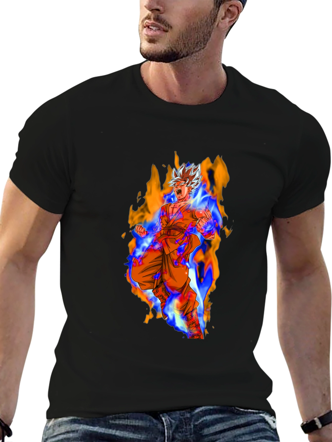 Goku Super Saiyan God T-Shirt - Black