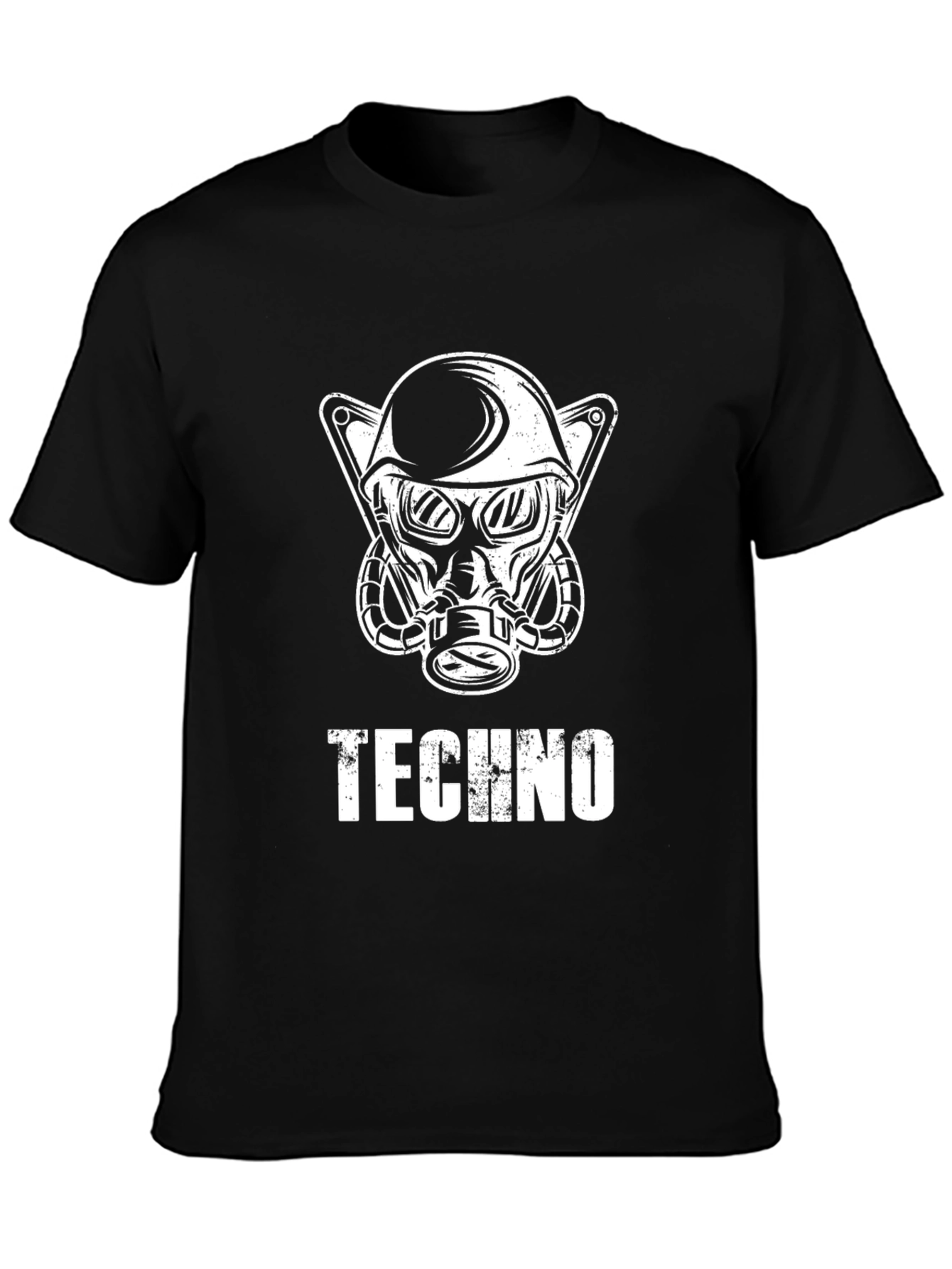 Techno Soldier Graphic T-Shirt - Cool Design!
