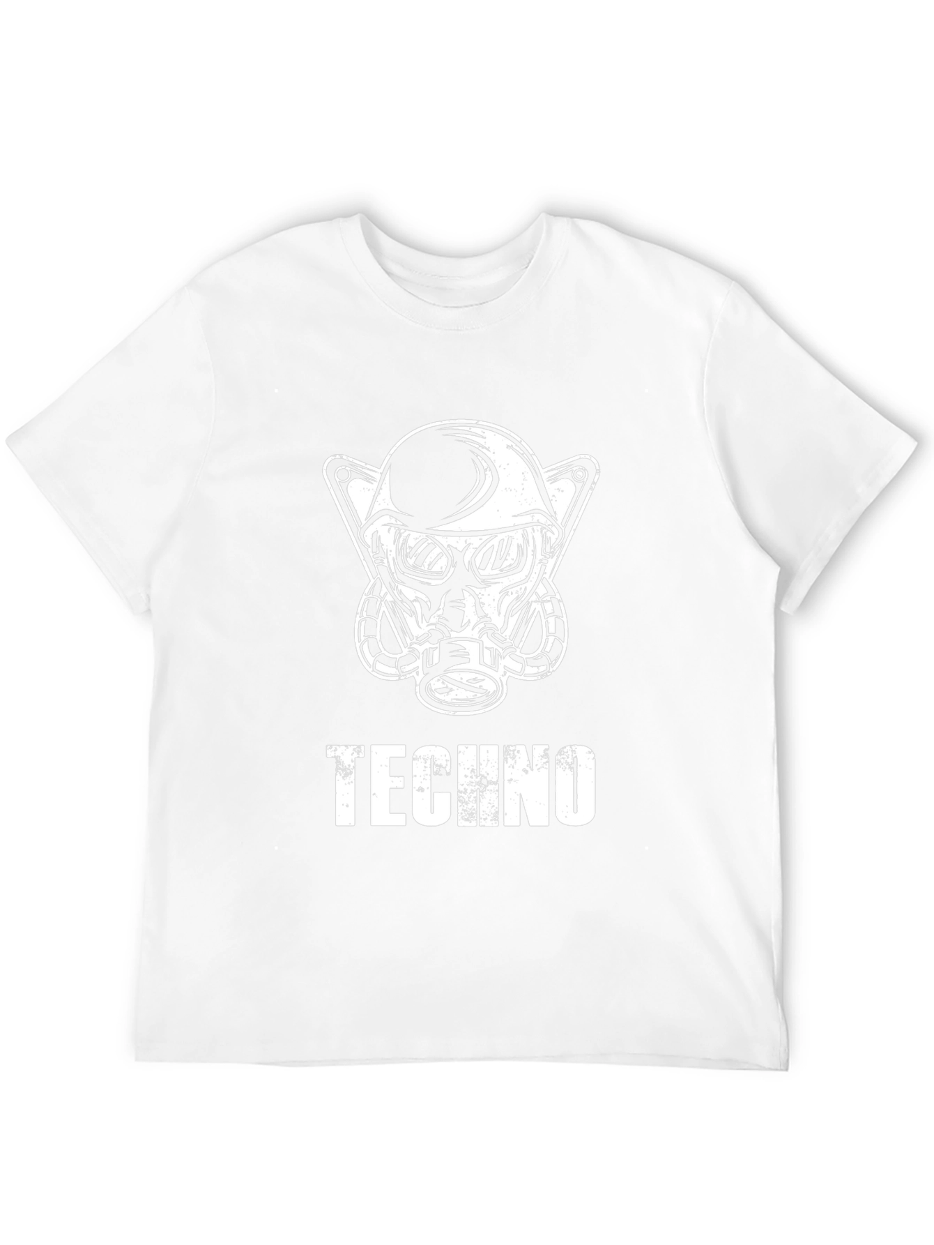 Techno Soldier Graphic T-Shirt - Cool Design!