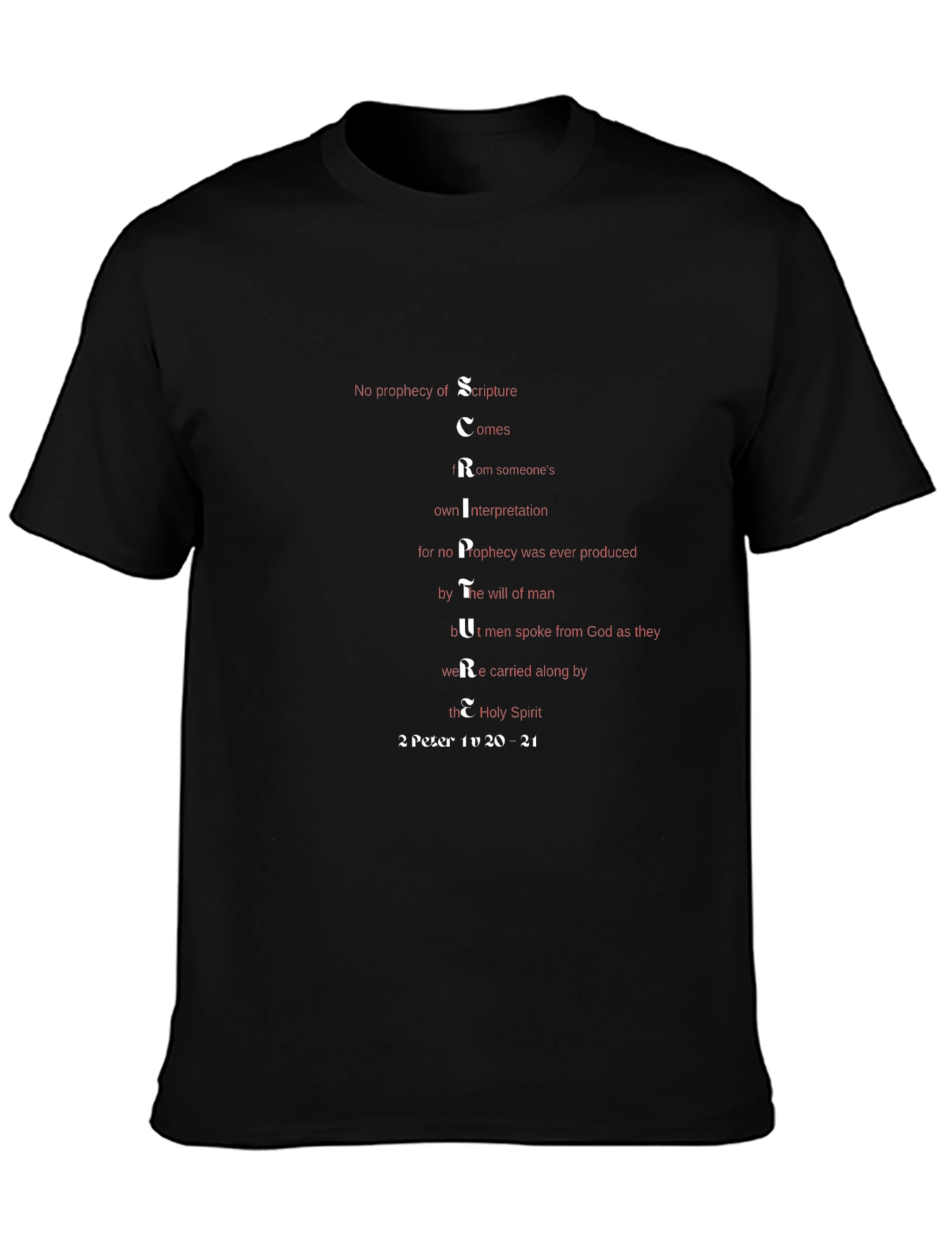 Scripture Inspiration T-Shirt - 2 Peter 1:20-21