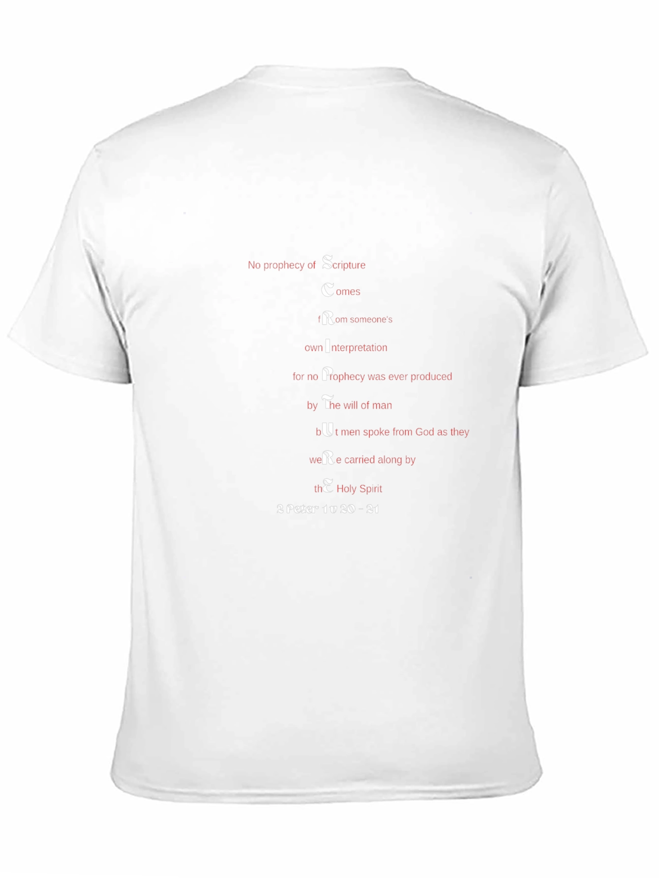 Scripture Inspiration T-Shirt - 2 Peter 1:20-21