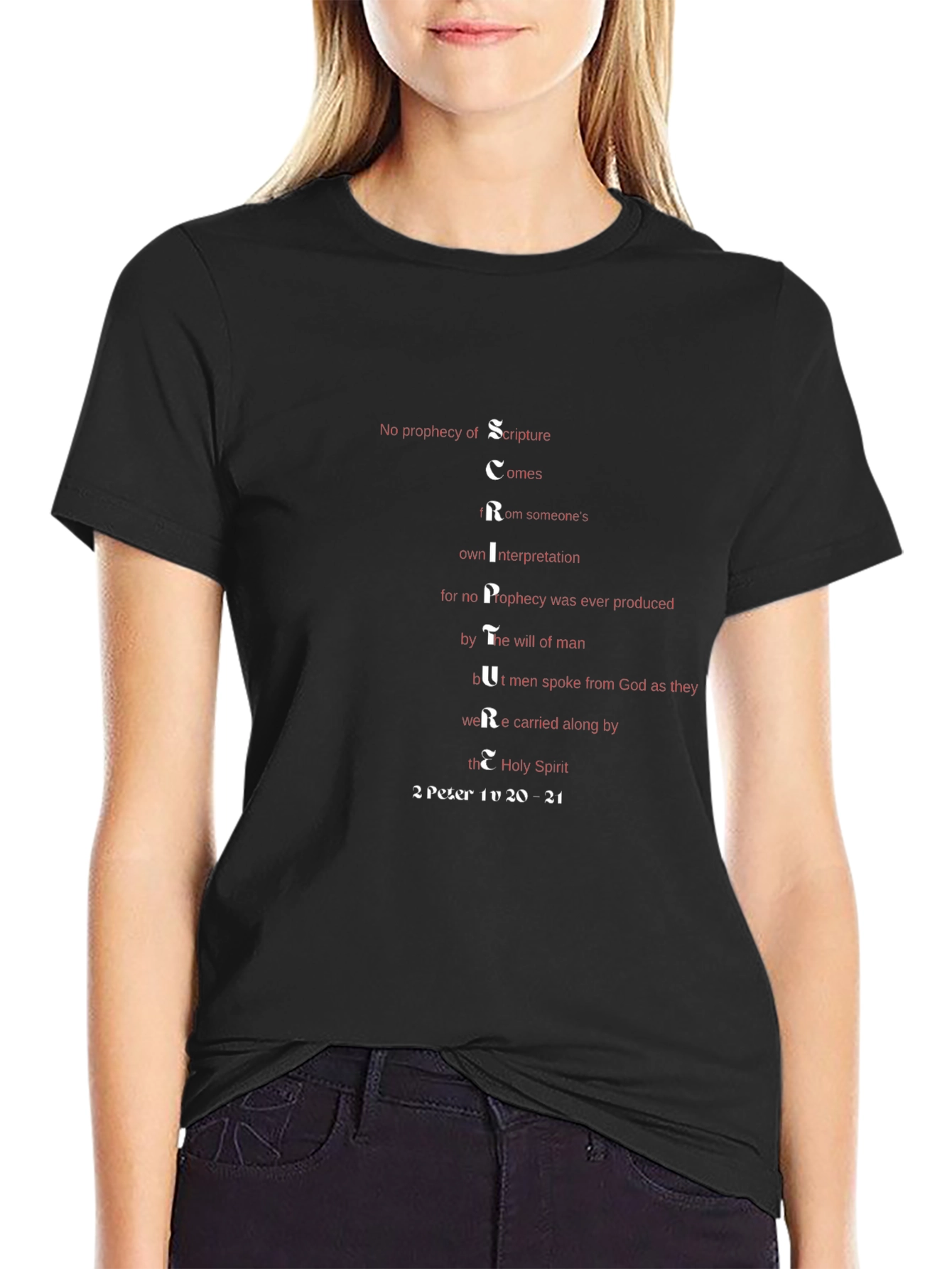 Scripture Inspiration T-Shirt - 2 Peter 1:20-21