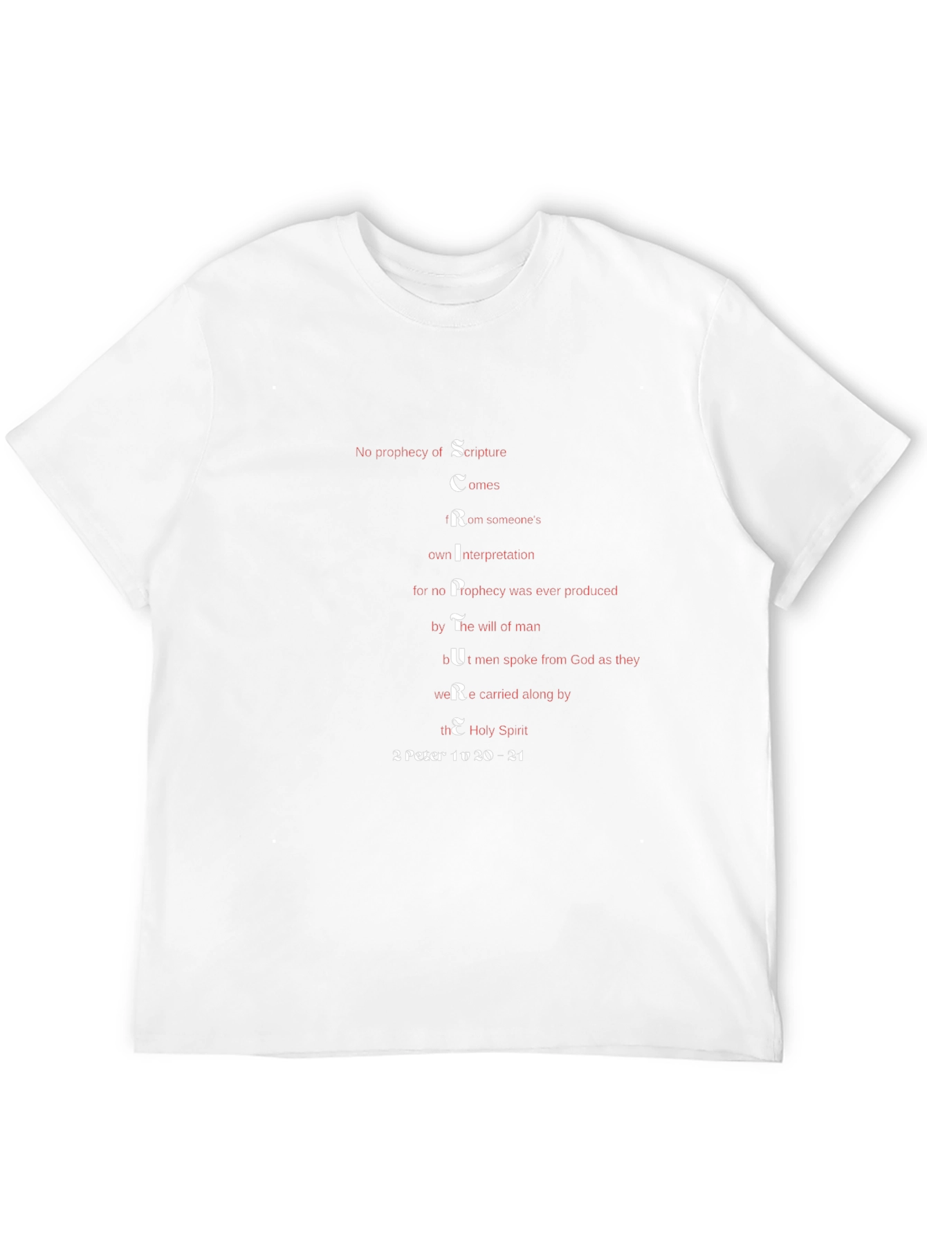 Scripture Inspiration T-Shirt - 2 Peter 1:20-21
