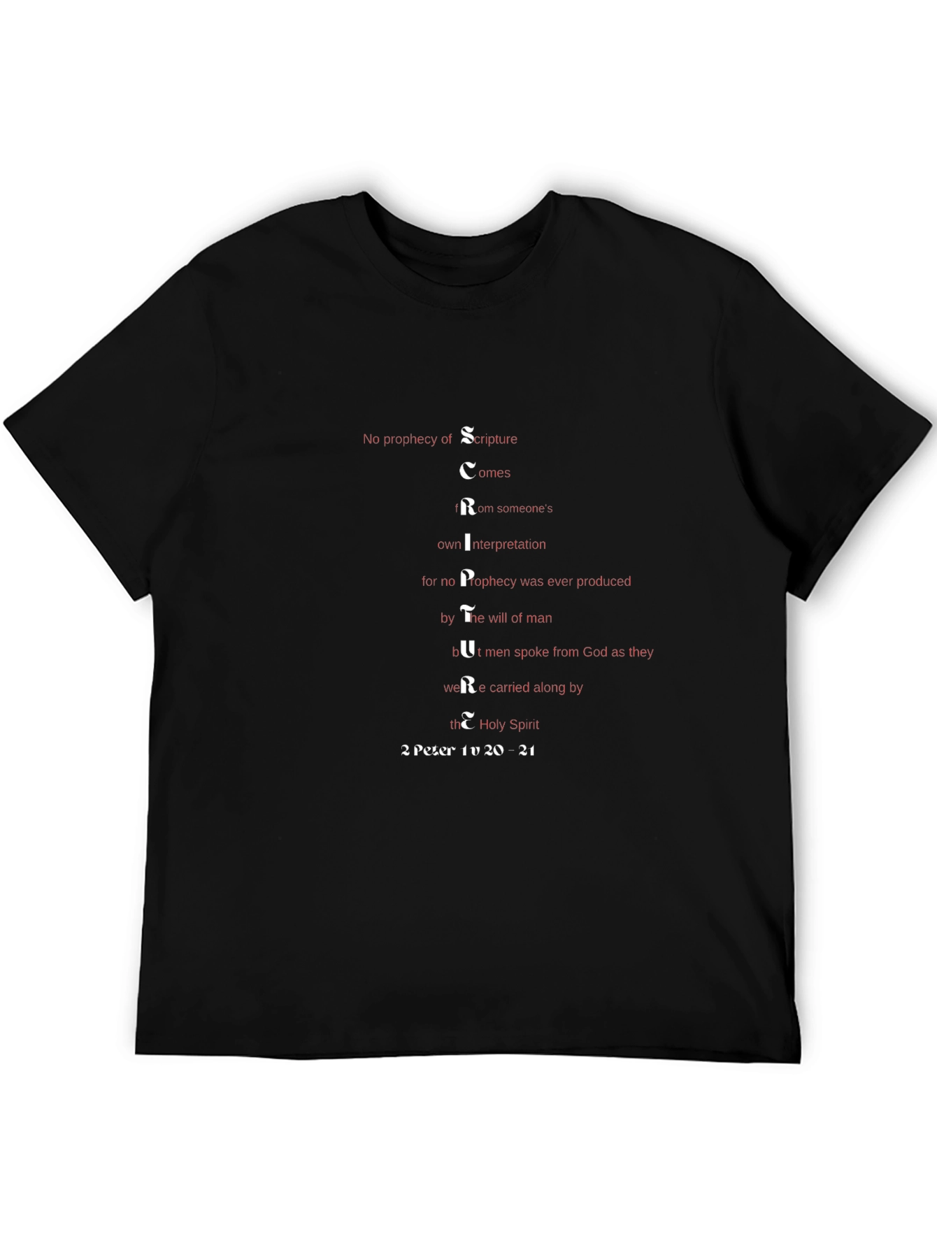 Scripture Inspiration T-Shirt - 2 Peter 1:20-21