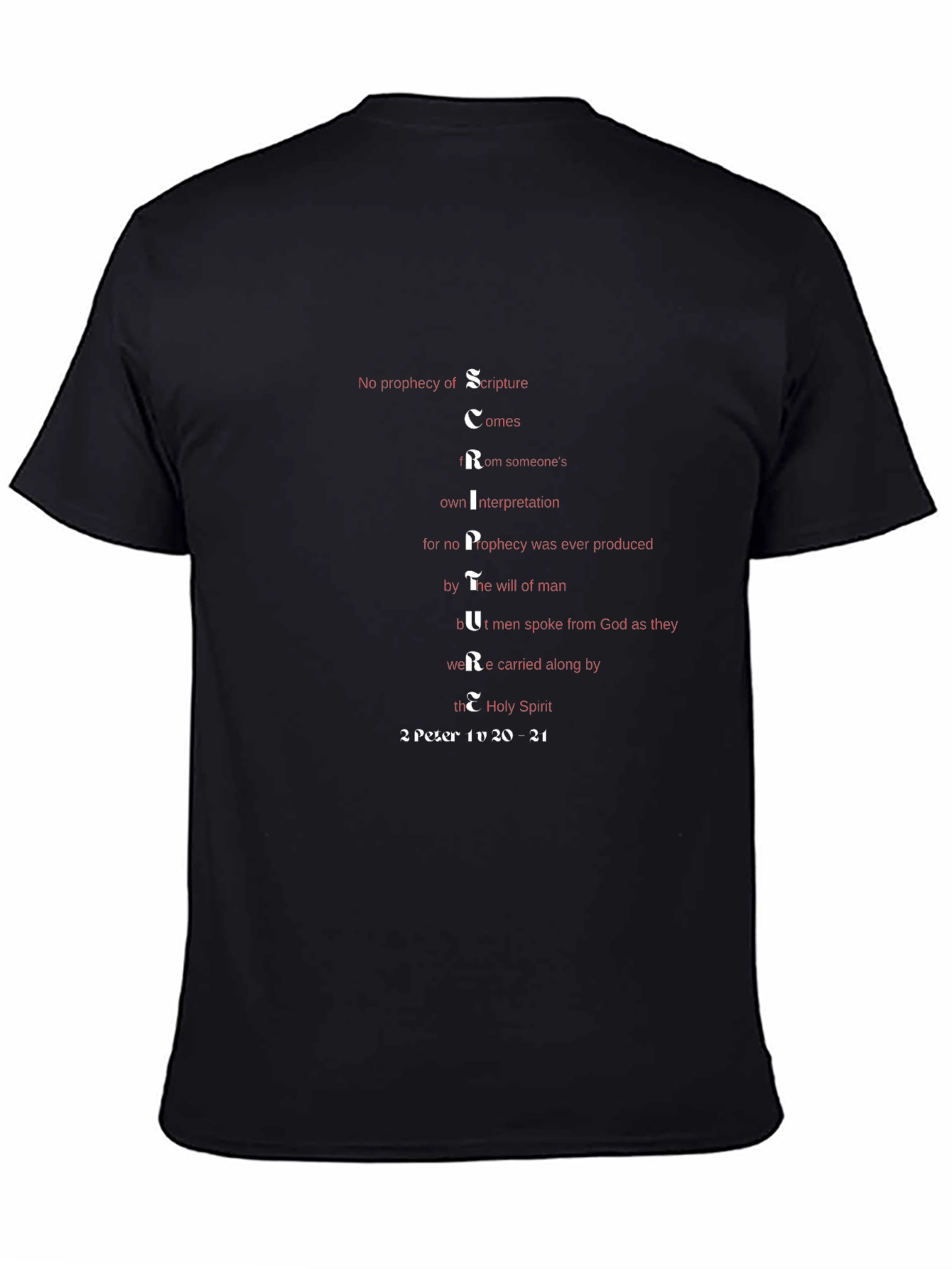 Scripture Inspiration T-Shirt - 2 Peter 1:20-21
