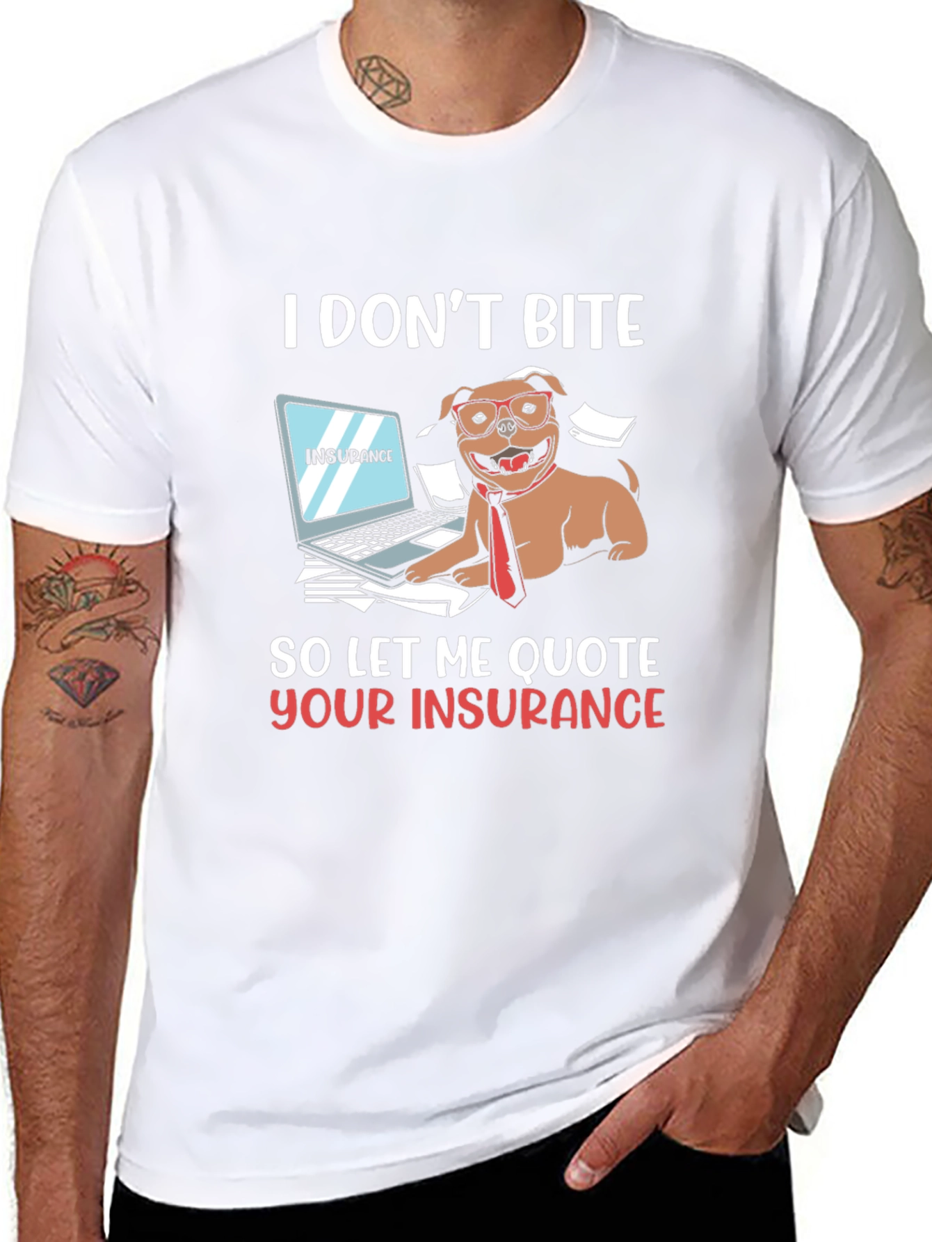 Funny Insurance Dog T-Shirt