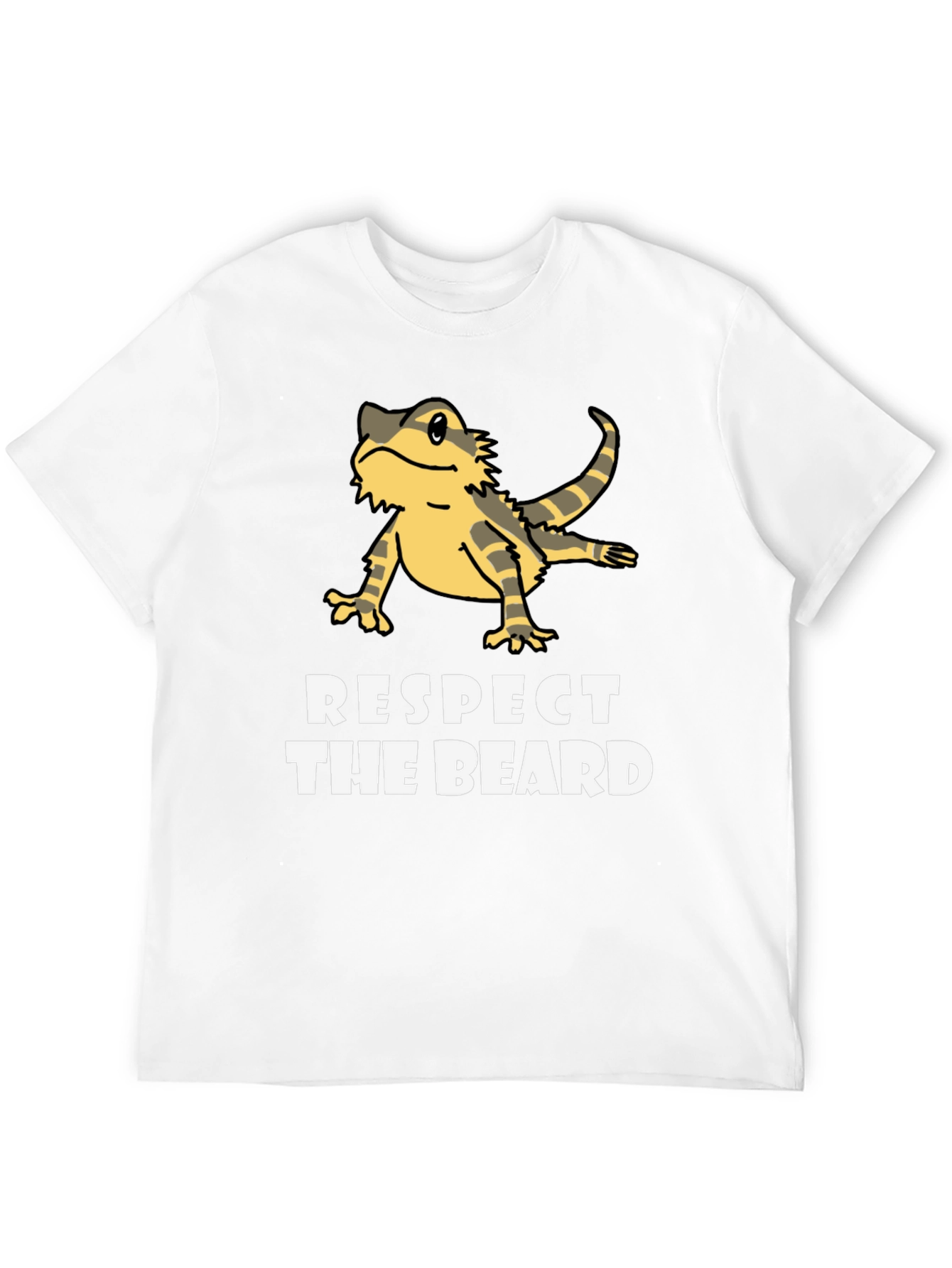 Respect The Beard Bearded Dragon T-Shirt