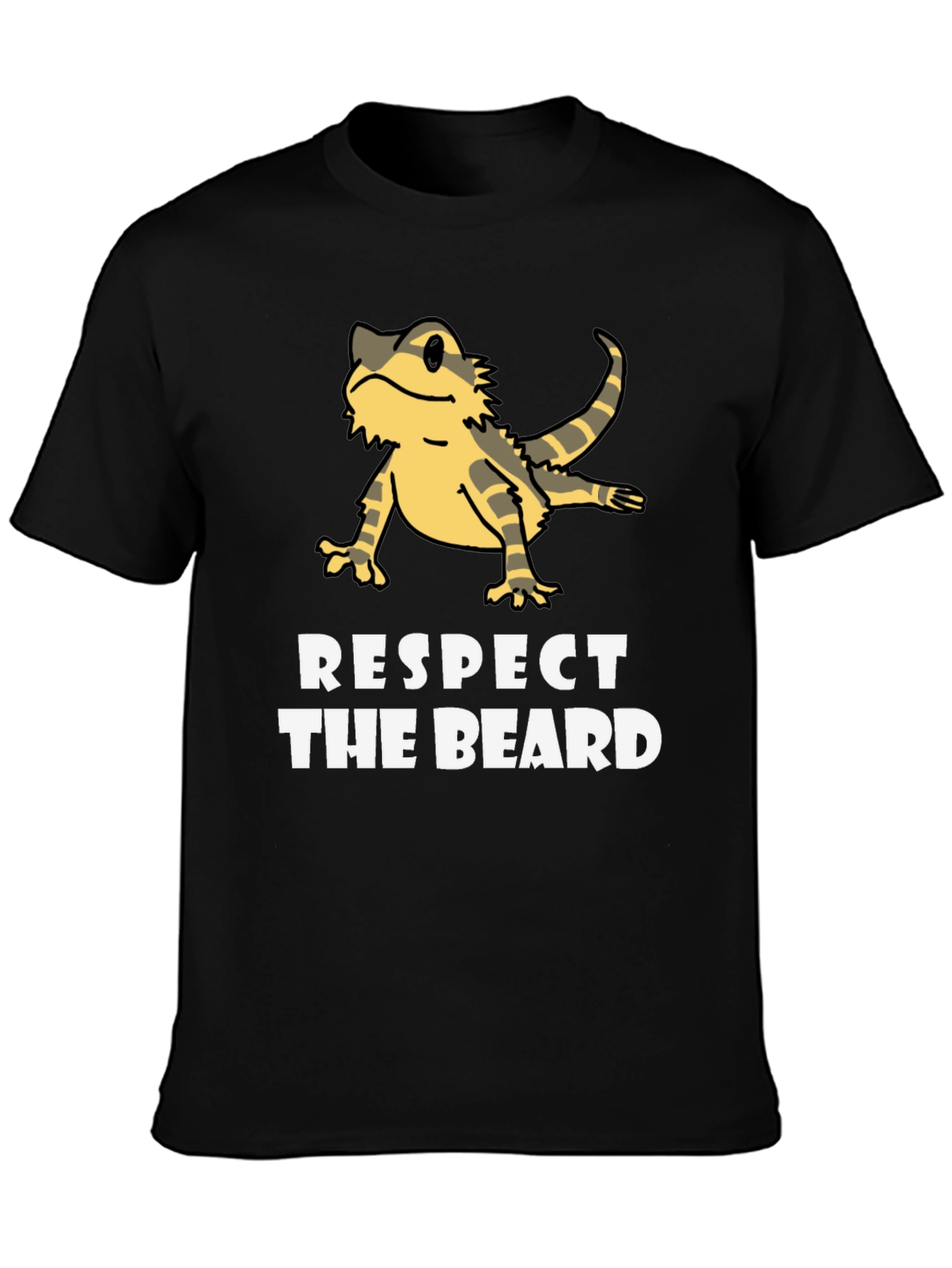 Respect The Beard Bearded Dragon T-Shirt