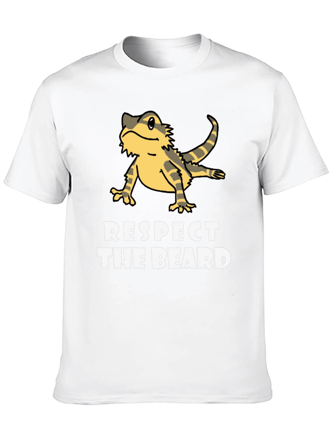 Respect The Beard Bearded Dragon T-Shirt