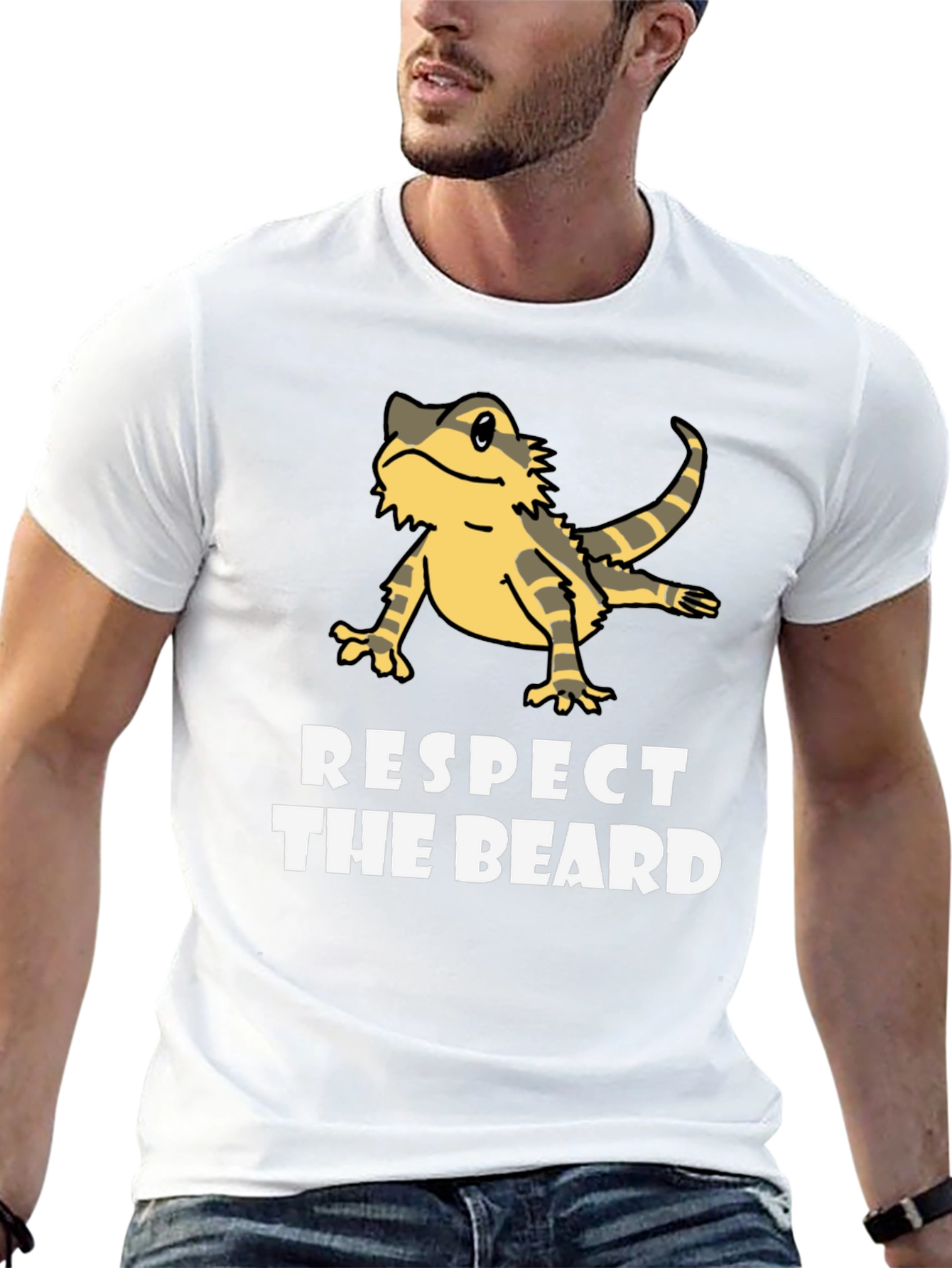 Respect The Beard Bearded Dragon T-Shirt