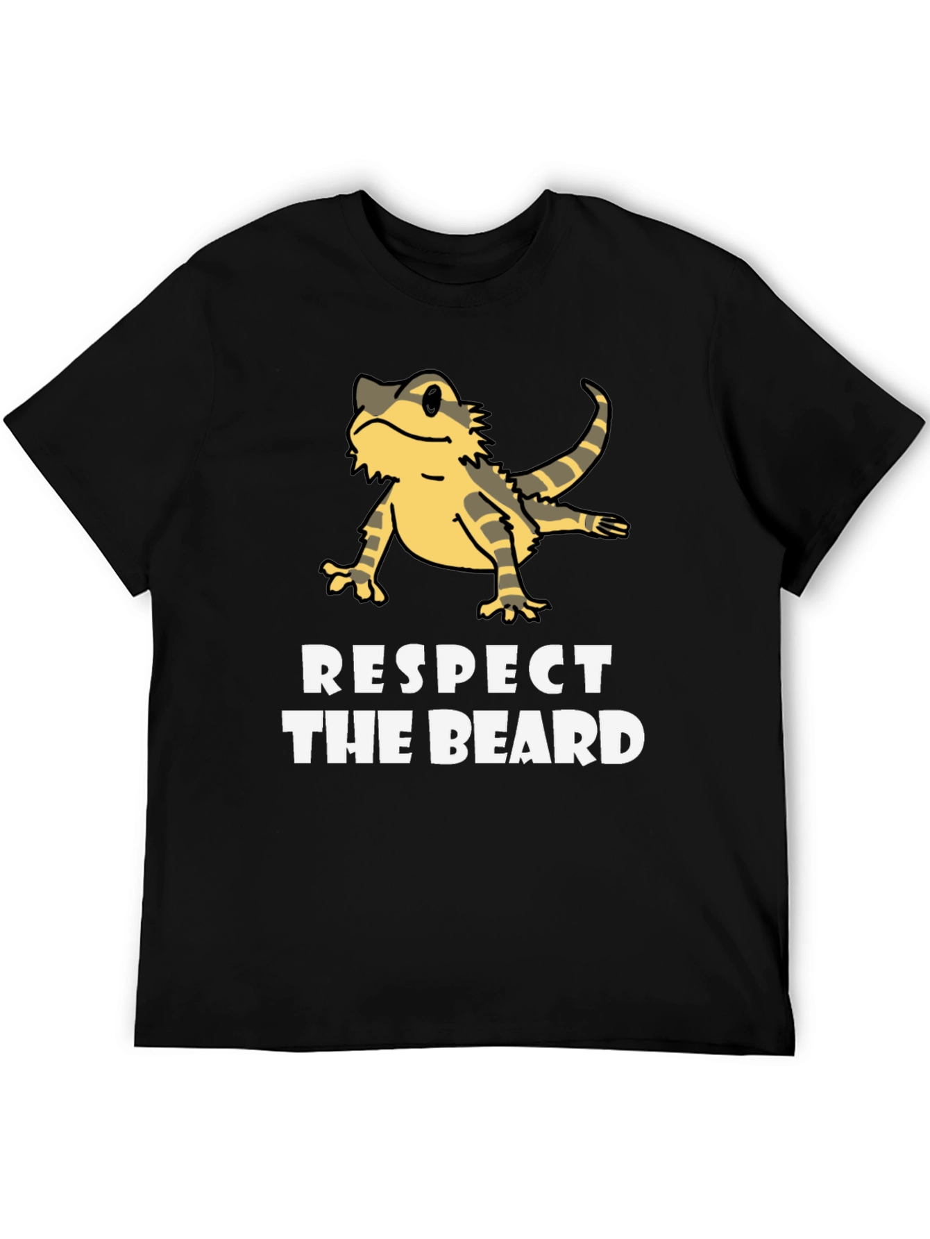 Respect The Beard Bearded Dragon T-Shirt