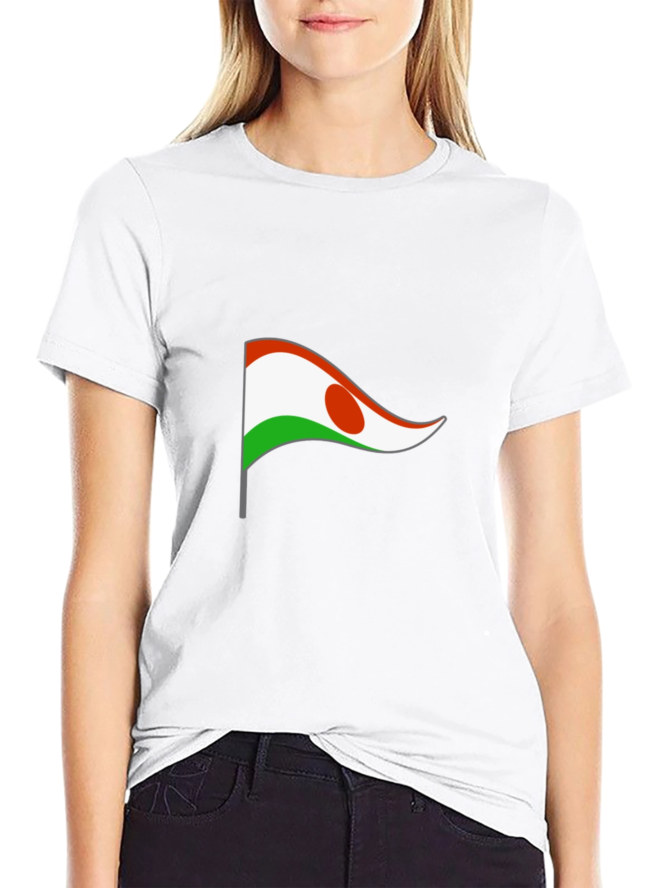 Niger Flag T-Shirt - Black Graphic Tee