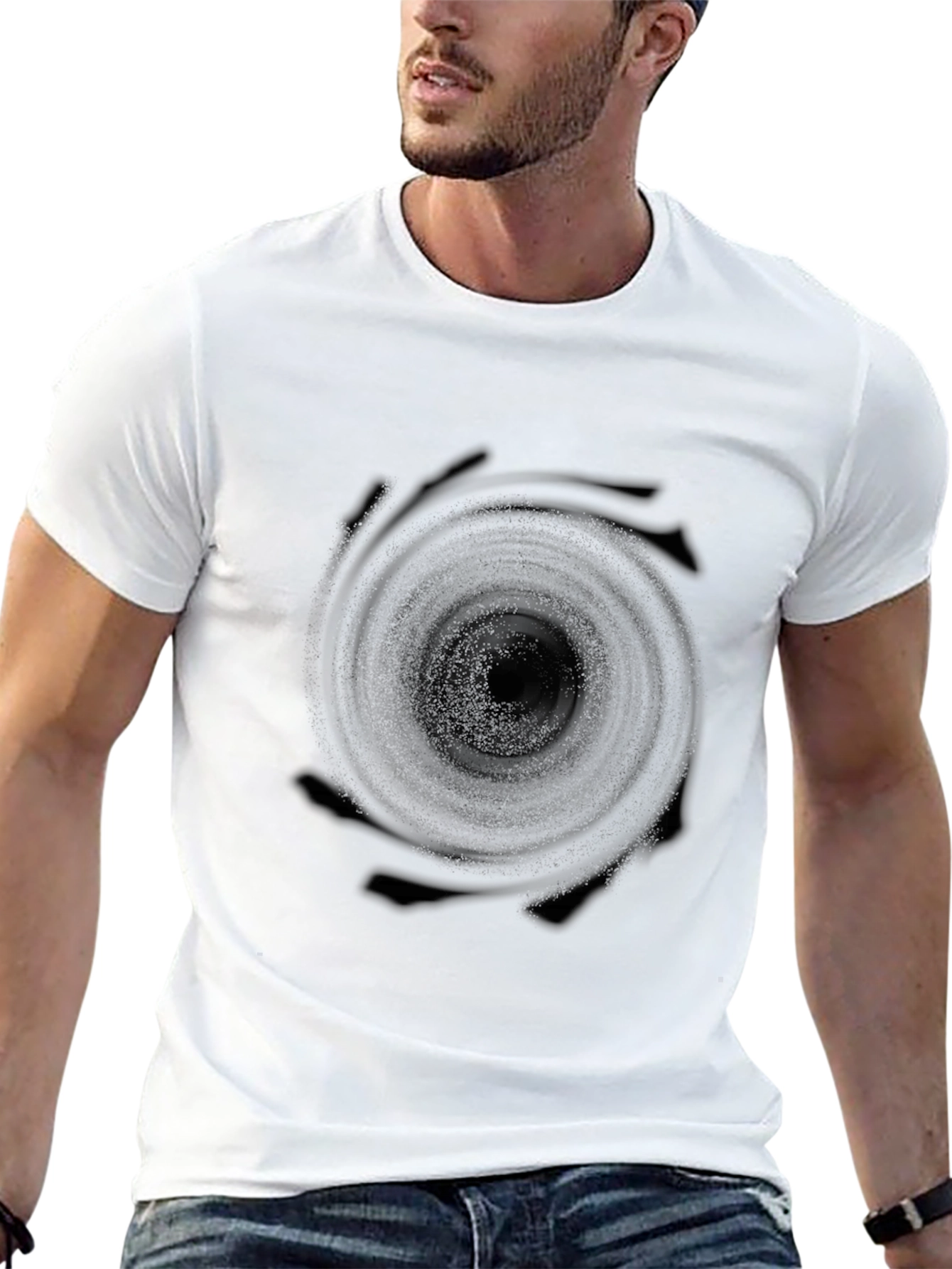 Black Hole Vortex T-Shirt - Unisex Design