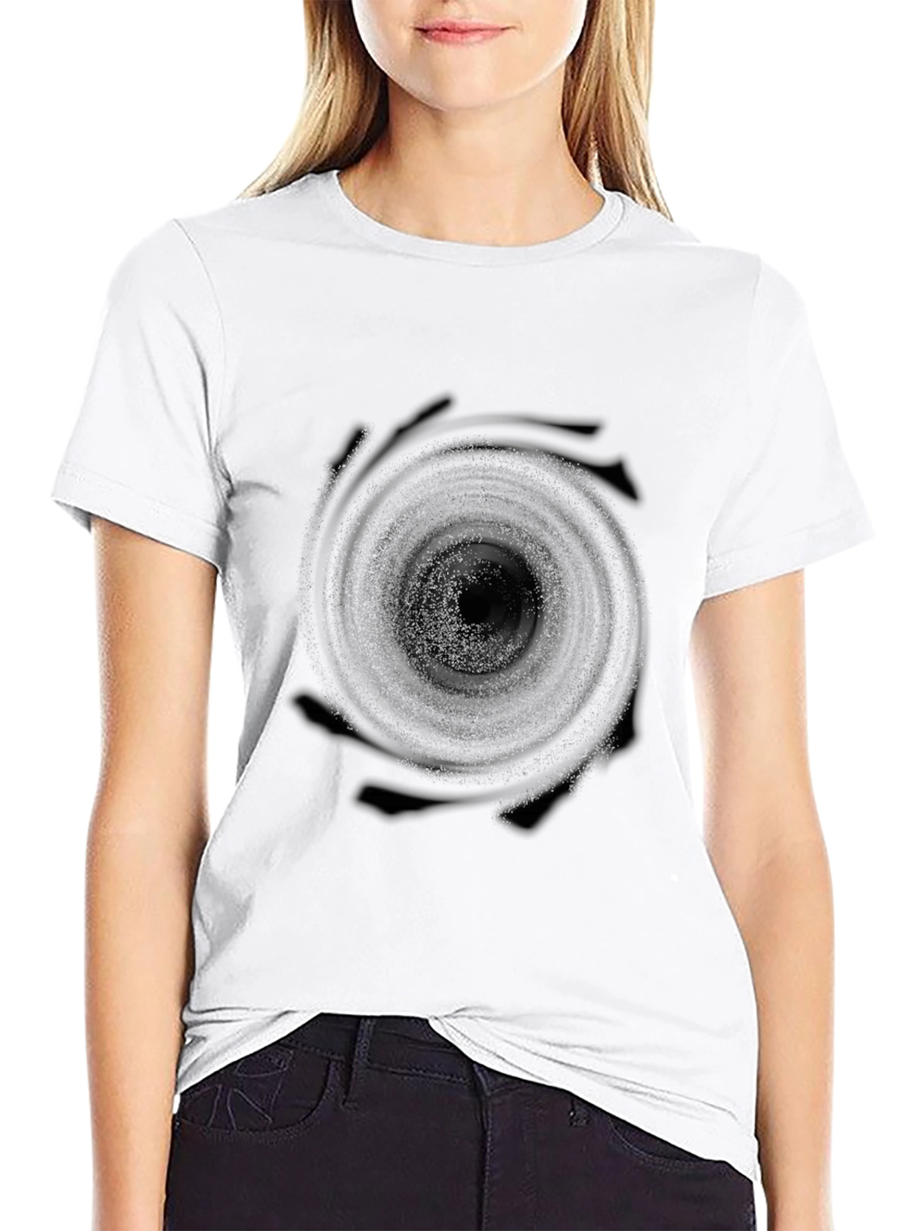 Black Hole Vortex T-Shirt - Unisex Design