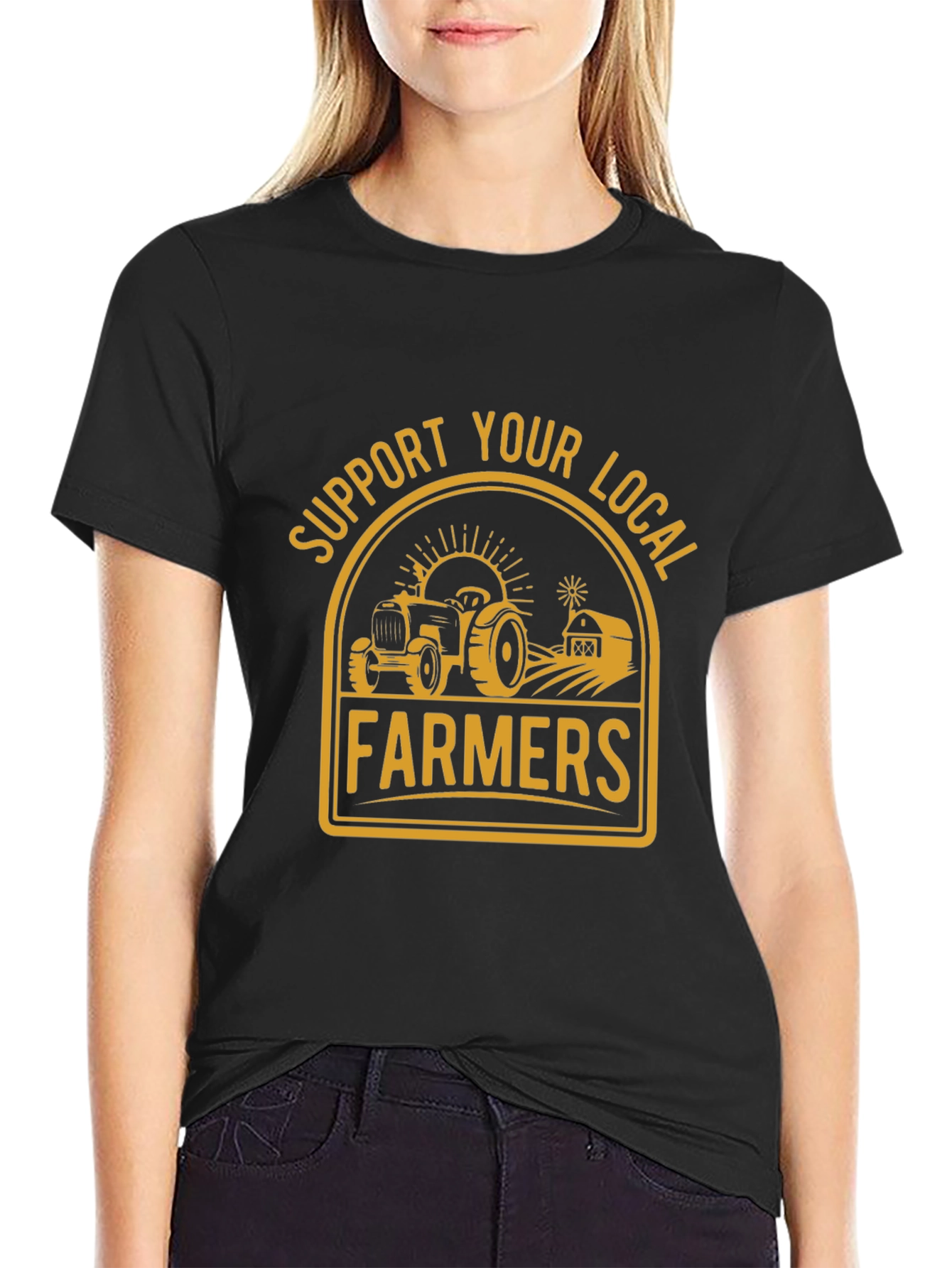 Support Your Local Farmers Graphic Tee