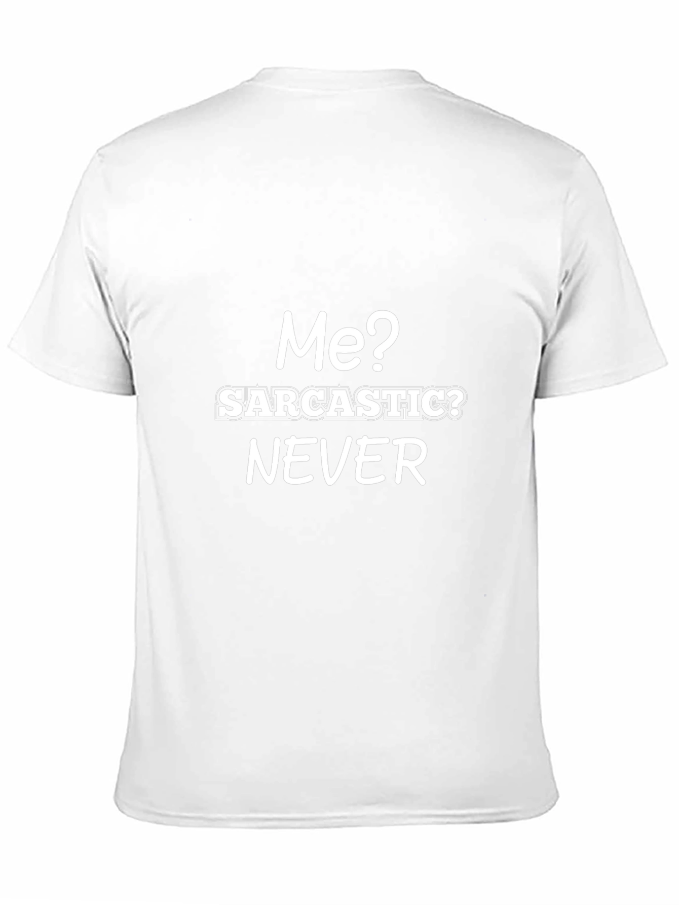 Sarcastic Never Black Graphic Tee