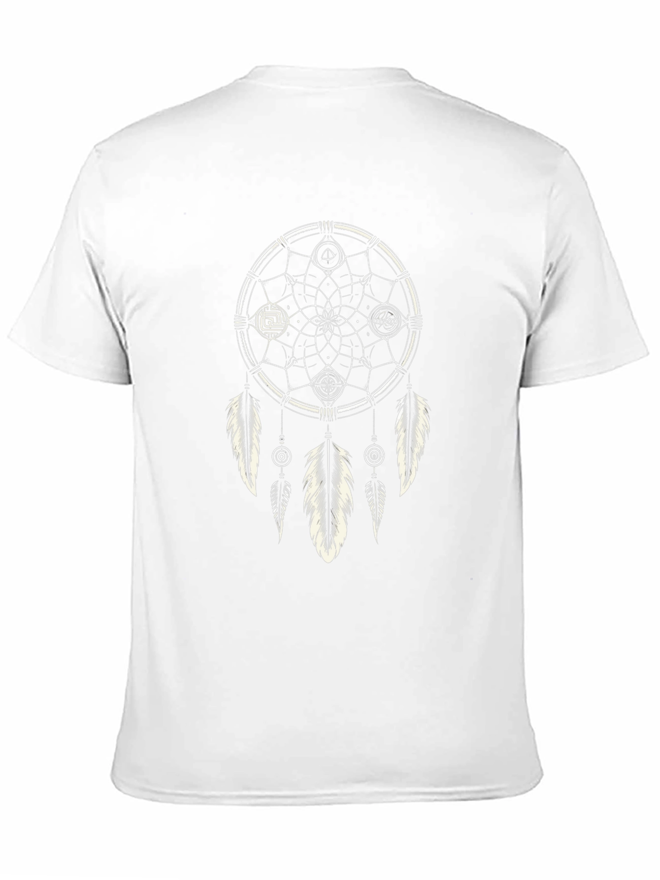 Dreamcatcher Graphic Tee - Stylish Black Cotton T-Shirt