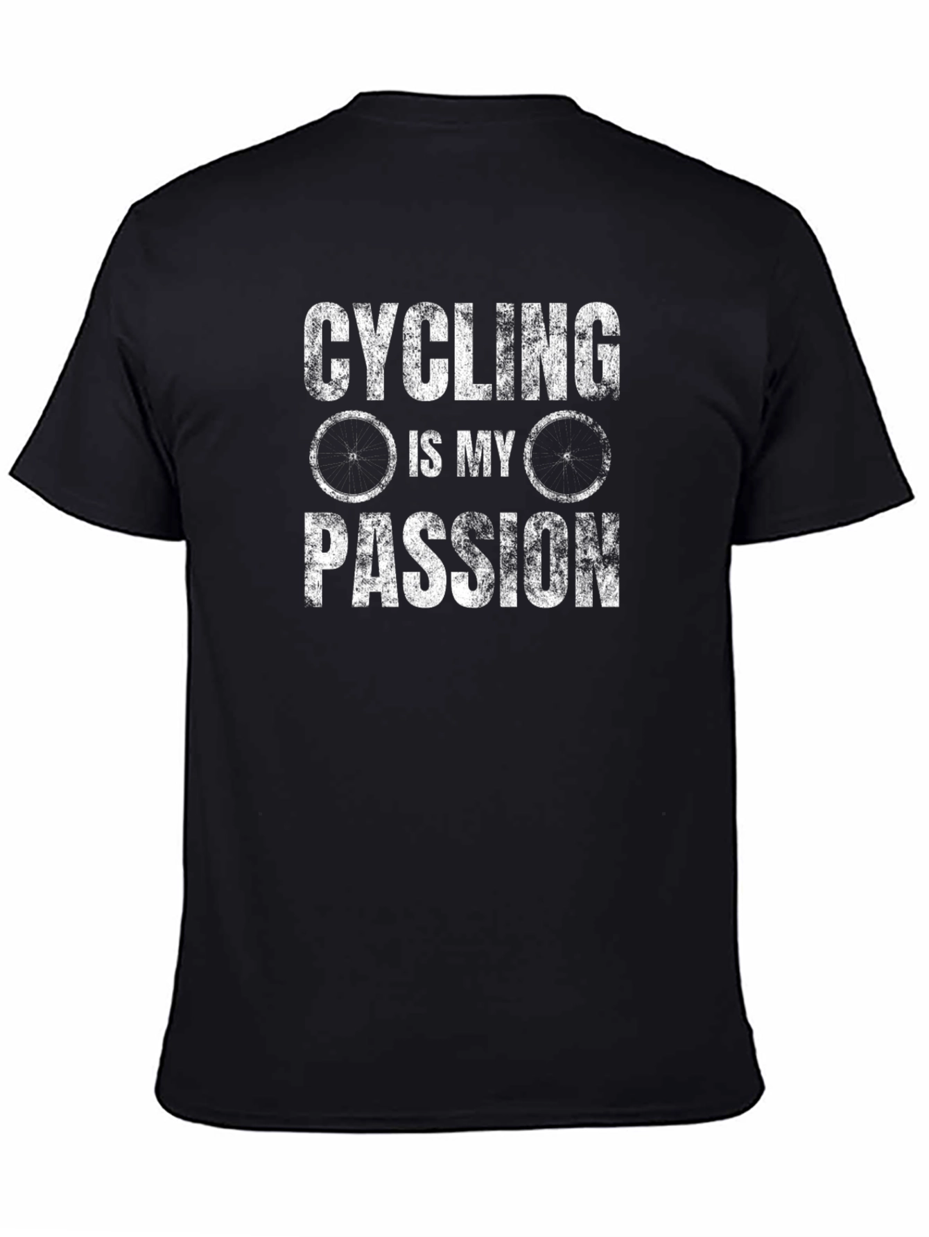 Cycling is My Passion Black T-Shirt